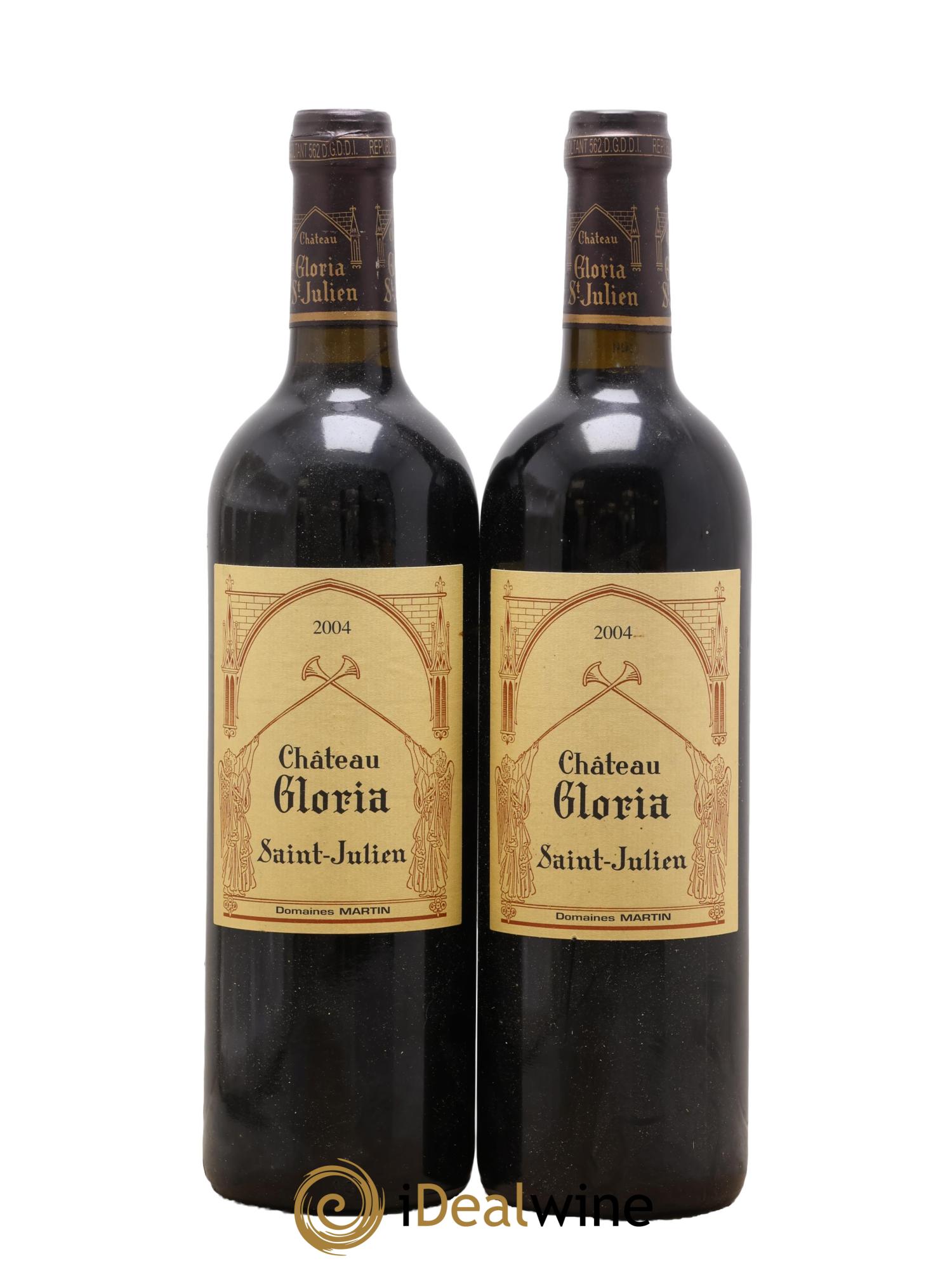 Château Gloria 2004 - Lot de 2 bouteilles - 0