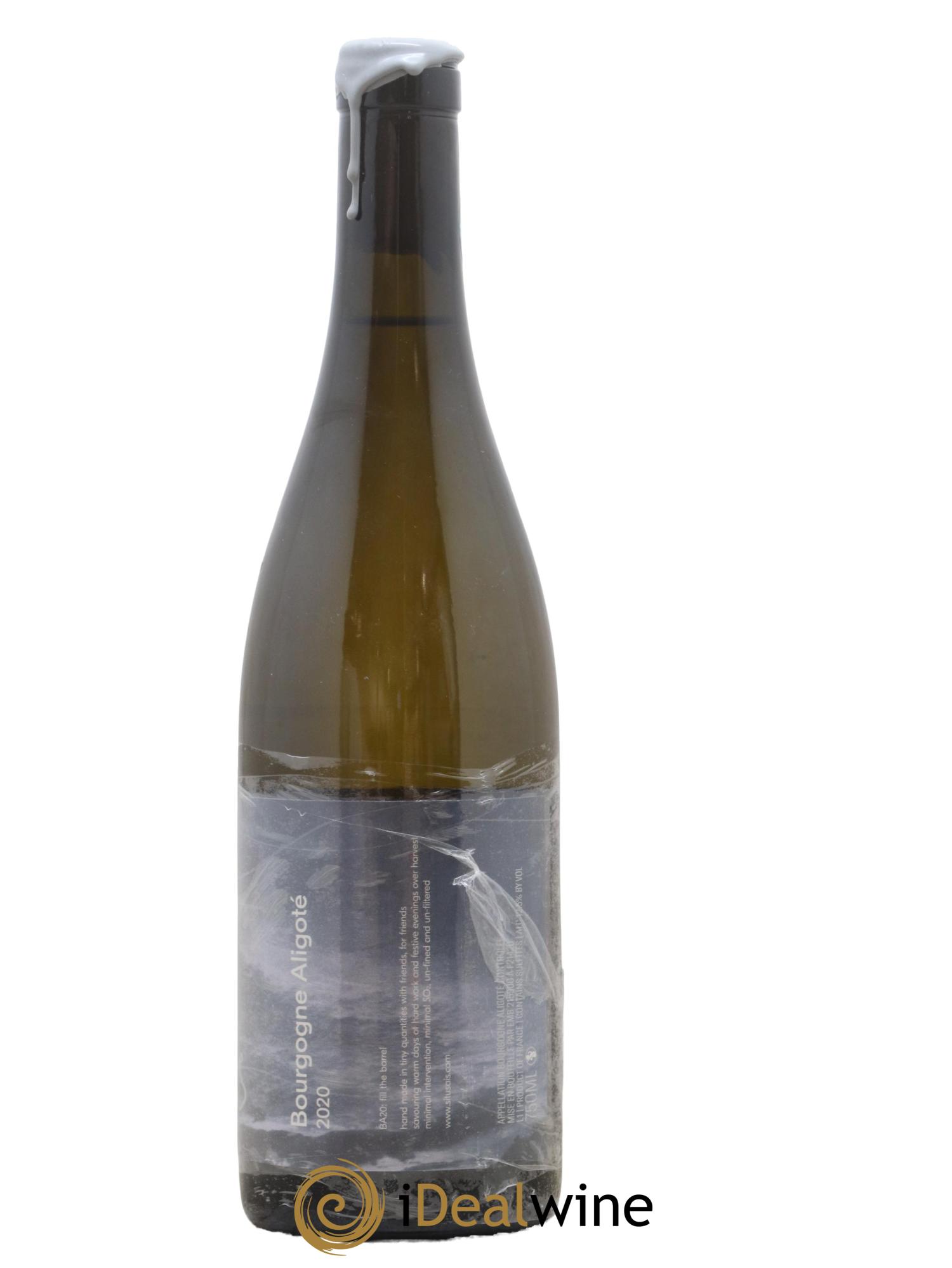Bourgogne Aligote Domaine Si Tu Sais 2020 - Lot de 1 bouteille - 1