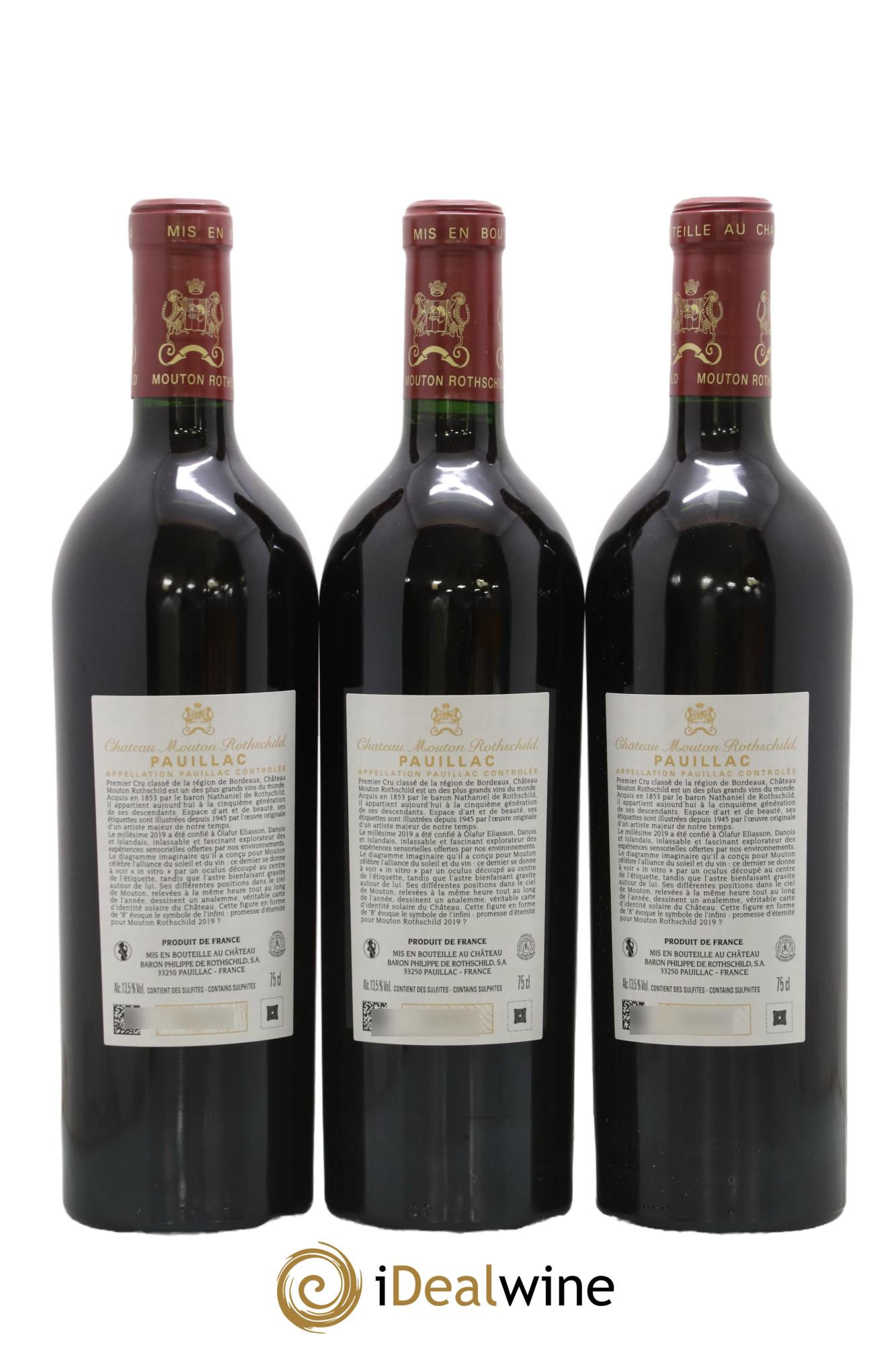 Château Mouton Rothschild 1er Grand Cru Classé 2019 - Lot de 6 bouteilles - 2