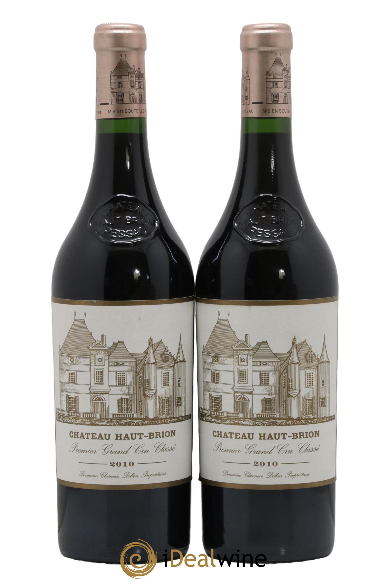 Château Haut Brion 1er Grand Cru Classé 2010 - Lot de 2 bouteilles - 0