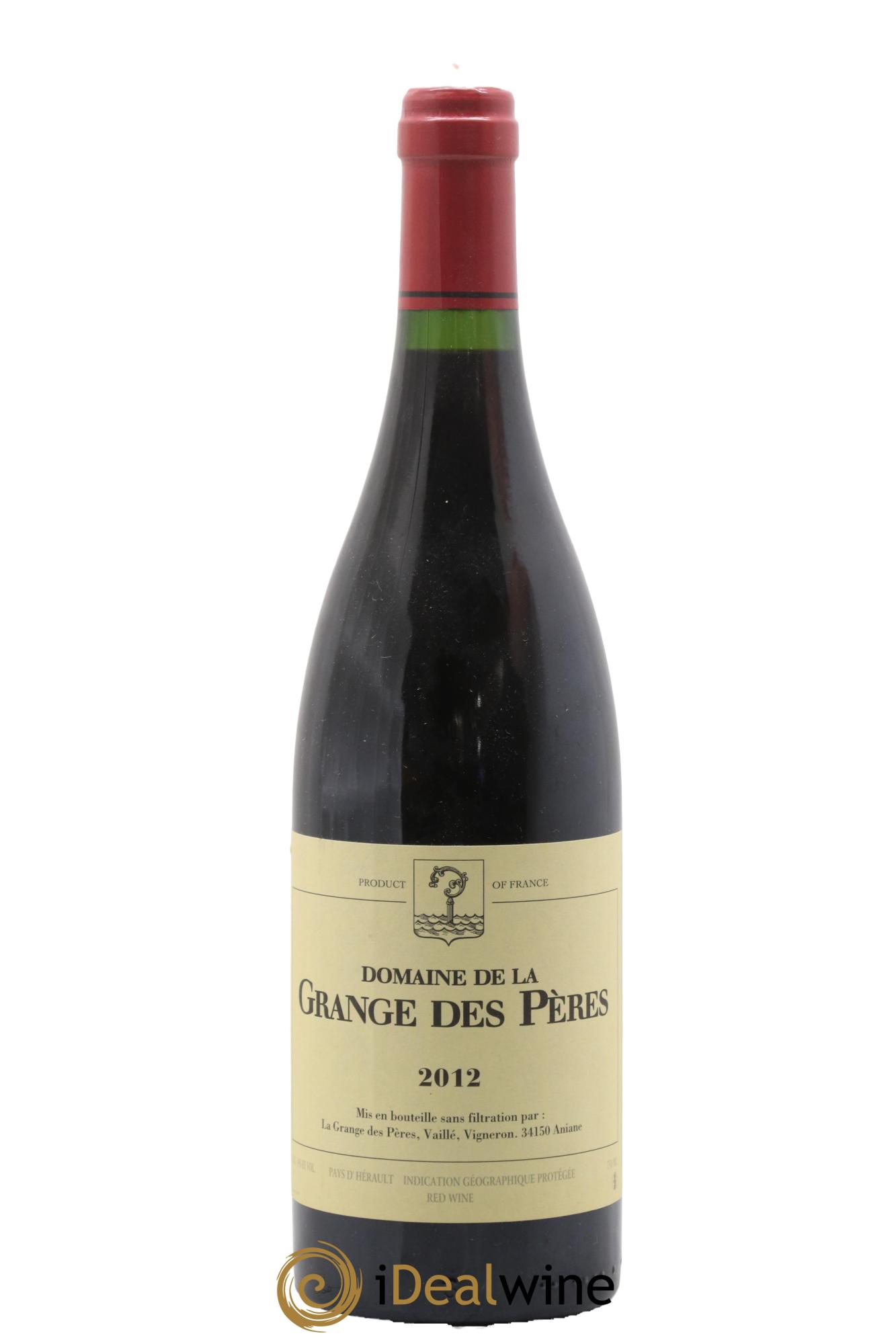 Pays d'Hérault Grange des Pères Laurent Vaillé 2012 - Lot de 1 bouteille - 0