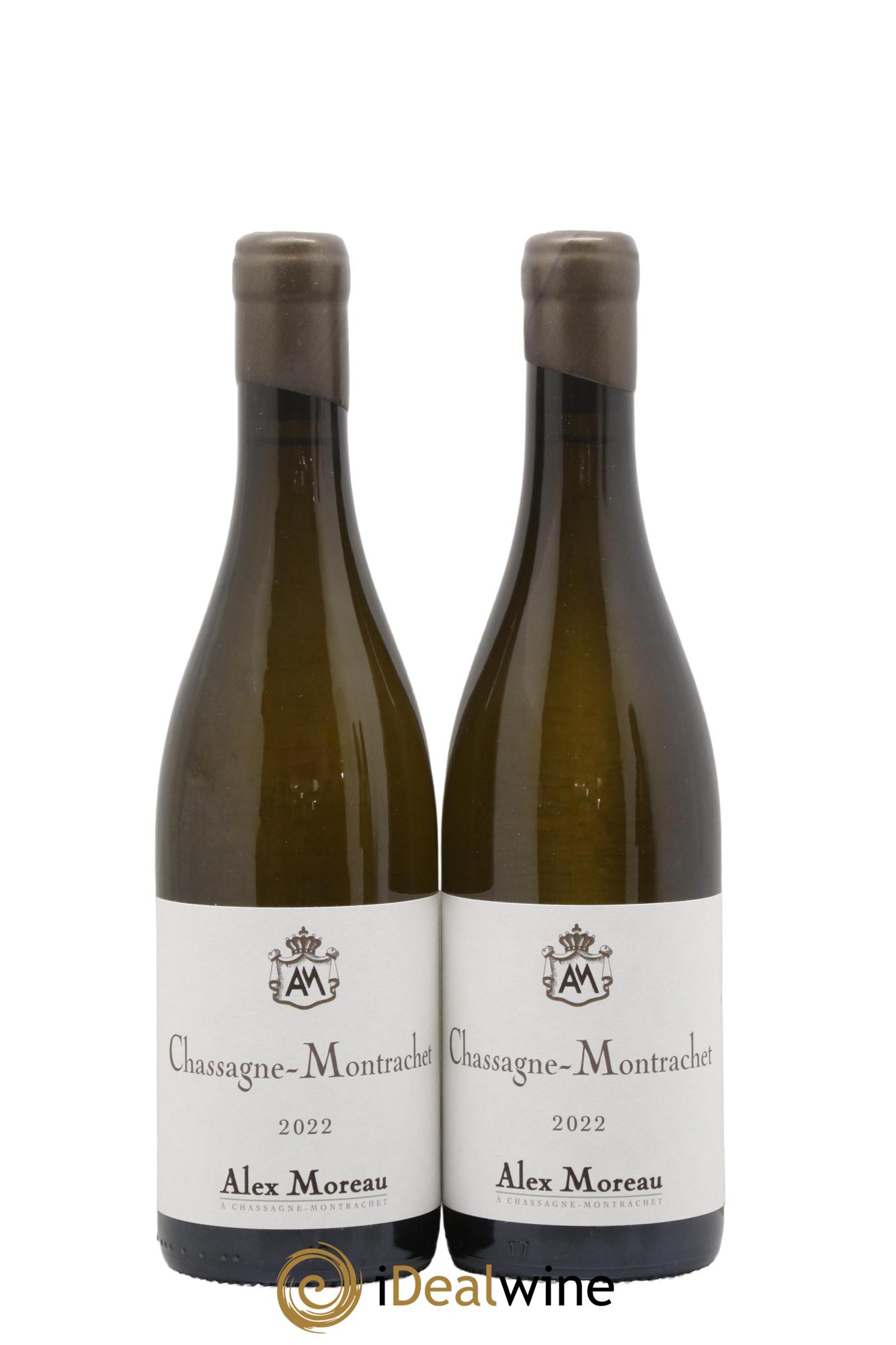Chassagne-Montrachet Alex Moreau 2022 - Lot de 2 bouteilles - 0