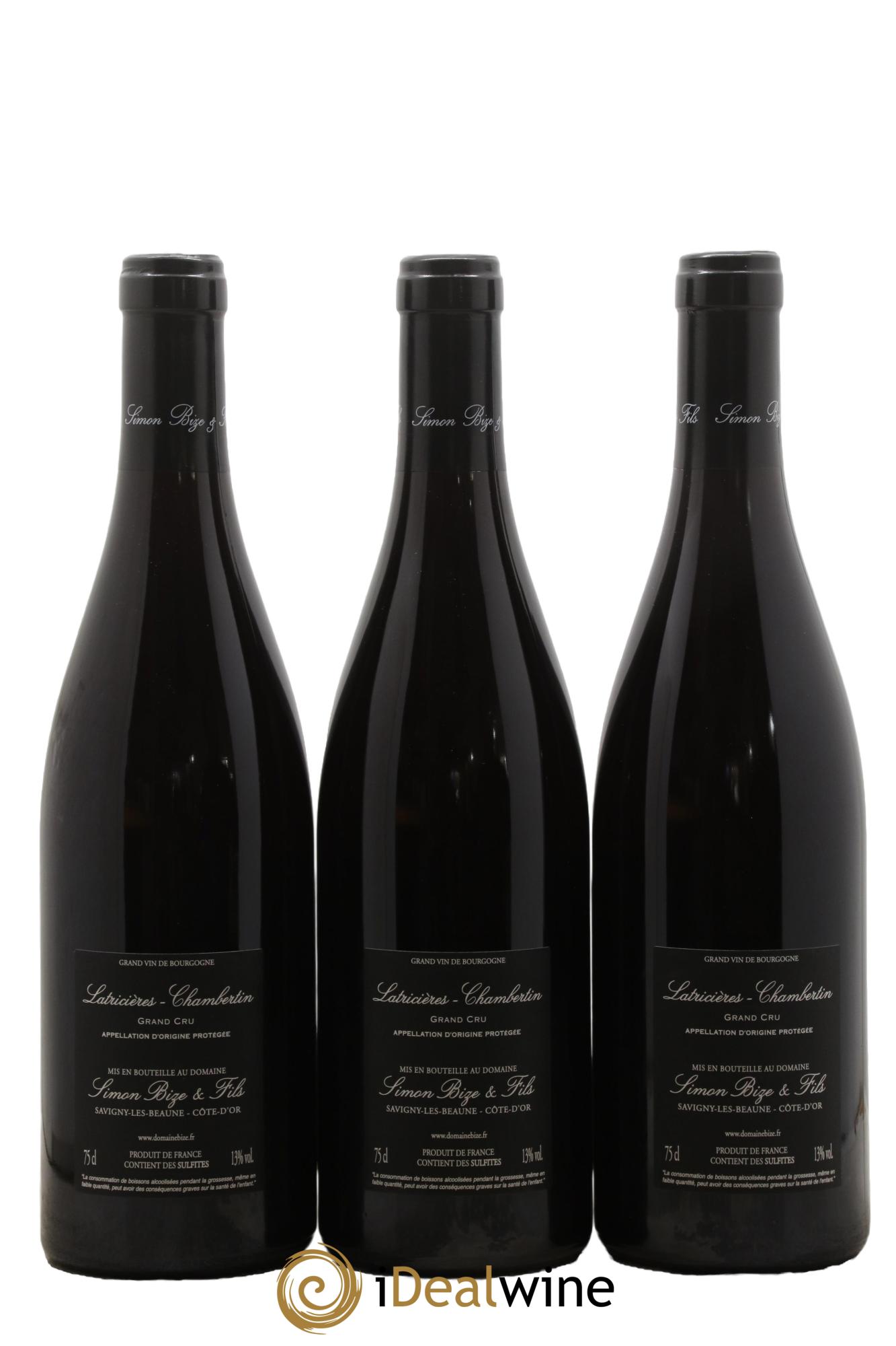 Latricières-Chambertin Grand Cru Simon Bize & Fils 2021 - Lot de 3 bouteilles - 1