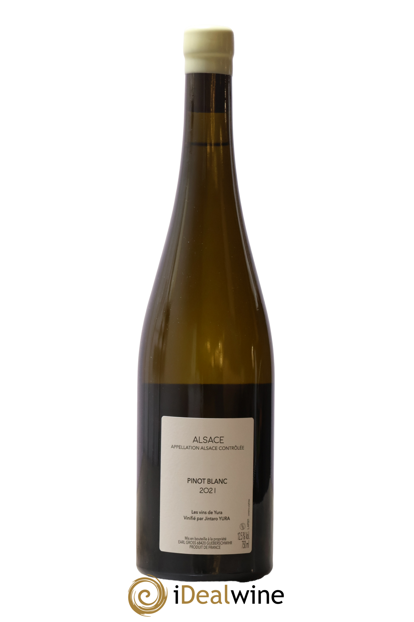 Alsace L'abeille et le papillon Jintaro Yura 2021 - Lot de 1 bouteille - 1