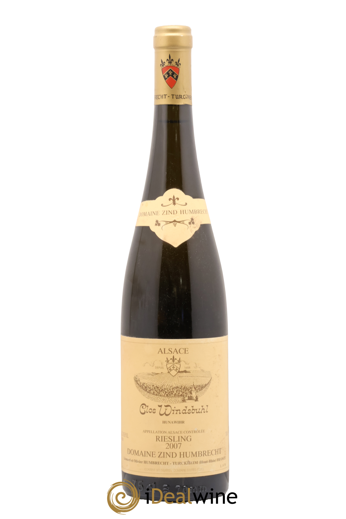 Alsace Riesling Clos Windsbuhl Zind-Humbrecht (Domaine) 2007 - Lot de 1 bouteille - 0