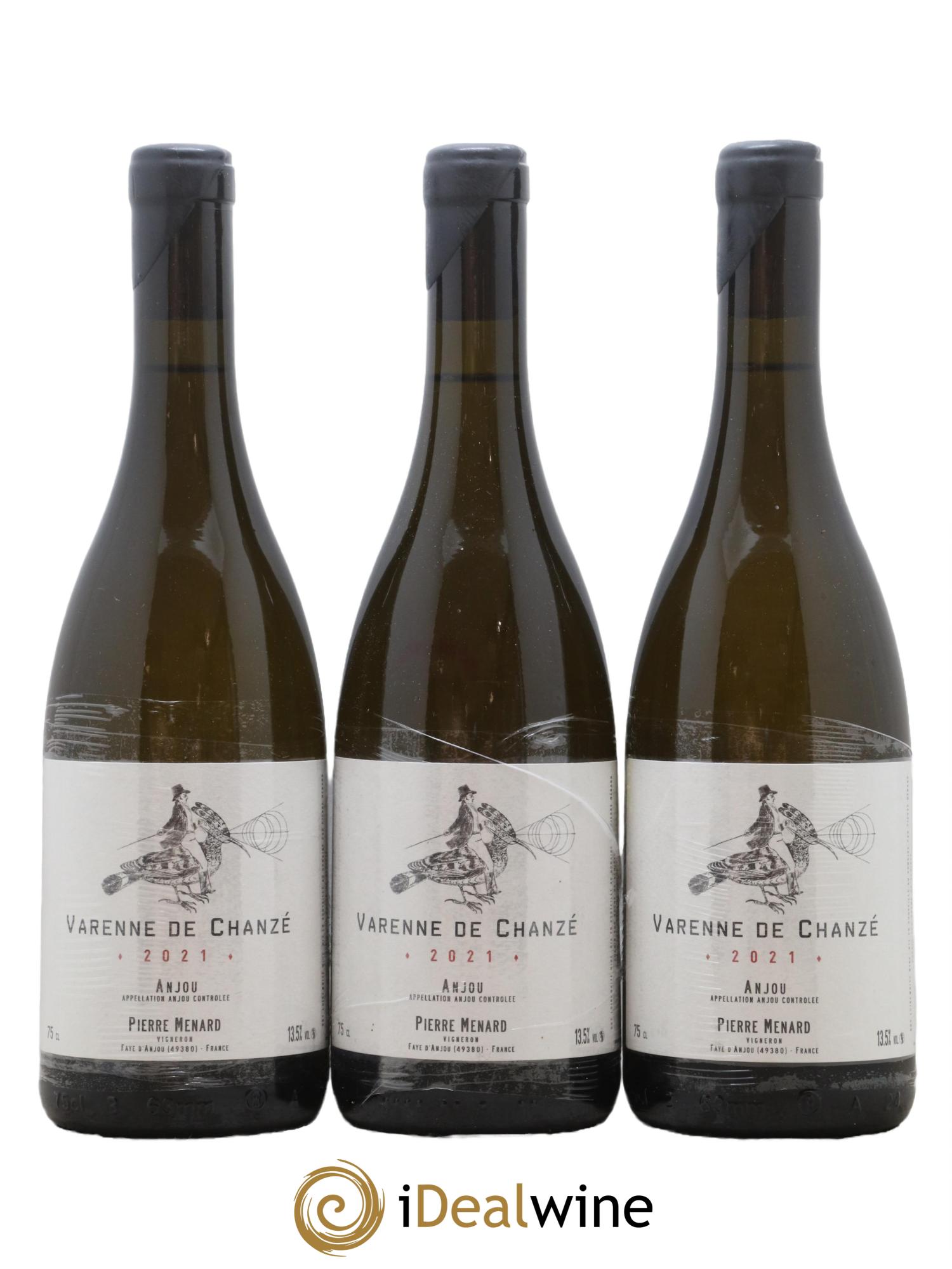 Anjou La Varenne de Chanze Domaine Pierre Menard 2021 - Lot de 3 bouteilles - 0