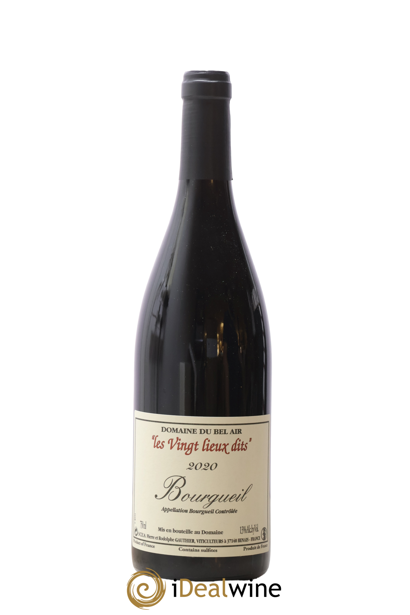 Bourgueil Vingt Lieux Dits Domaine du Bel Air 2020 - Lotto di 1 bottiglia - 0