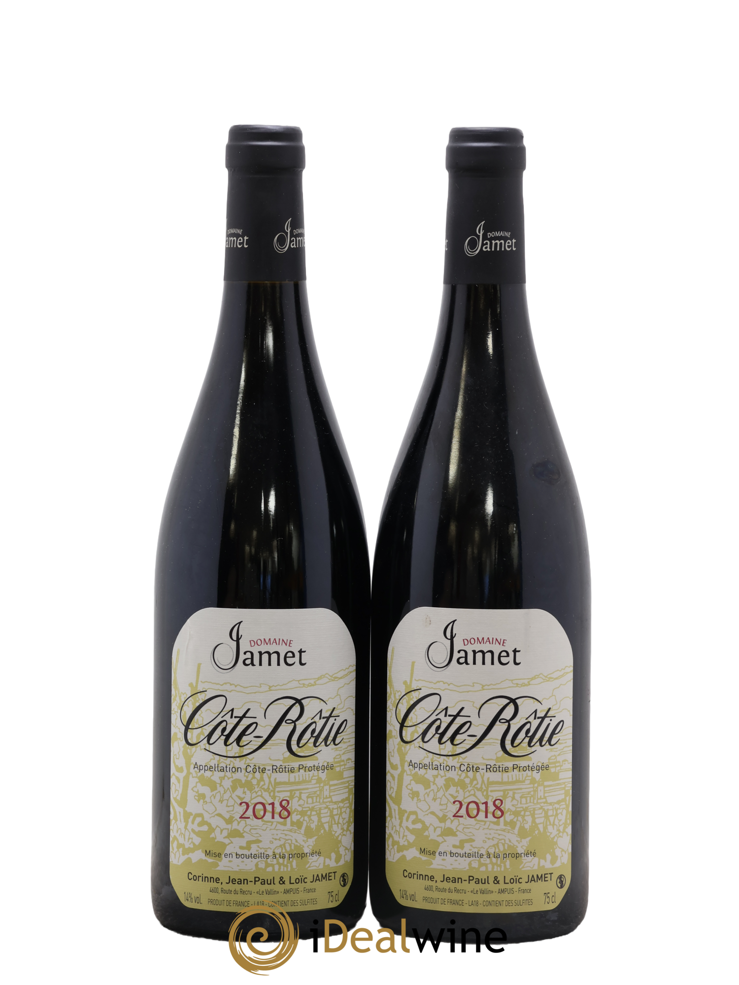 Côte-Rôtie Jamet (Domaine) 2018 - Lot de 2 bouteilles - 0