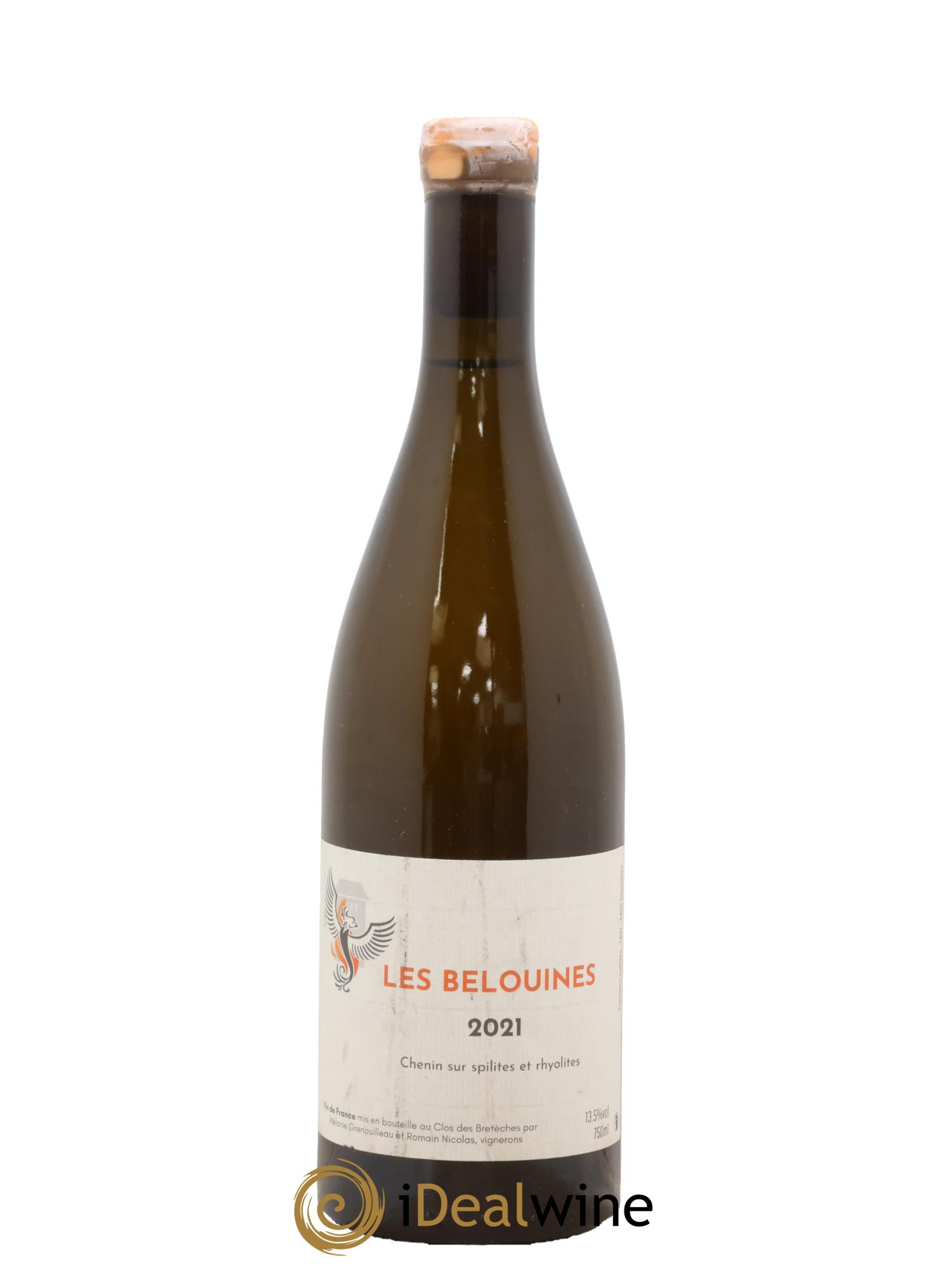 Vin de France Les Belouines Clos des Bretèches 2021 - Lot de 1 bouteille - 0