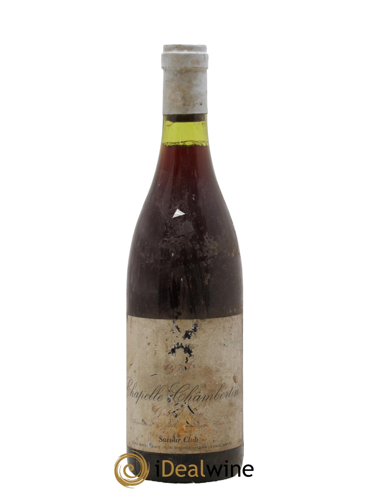 Chapelle-Chambertin Grand Cru Savour Club 1973 - Lot de 1 bouteille - 0