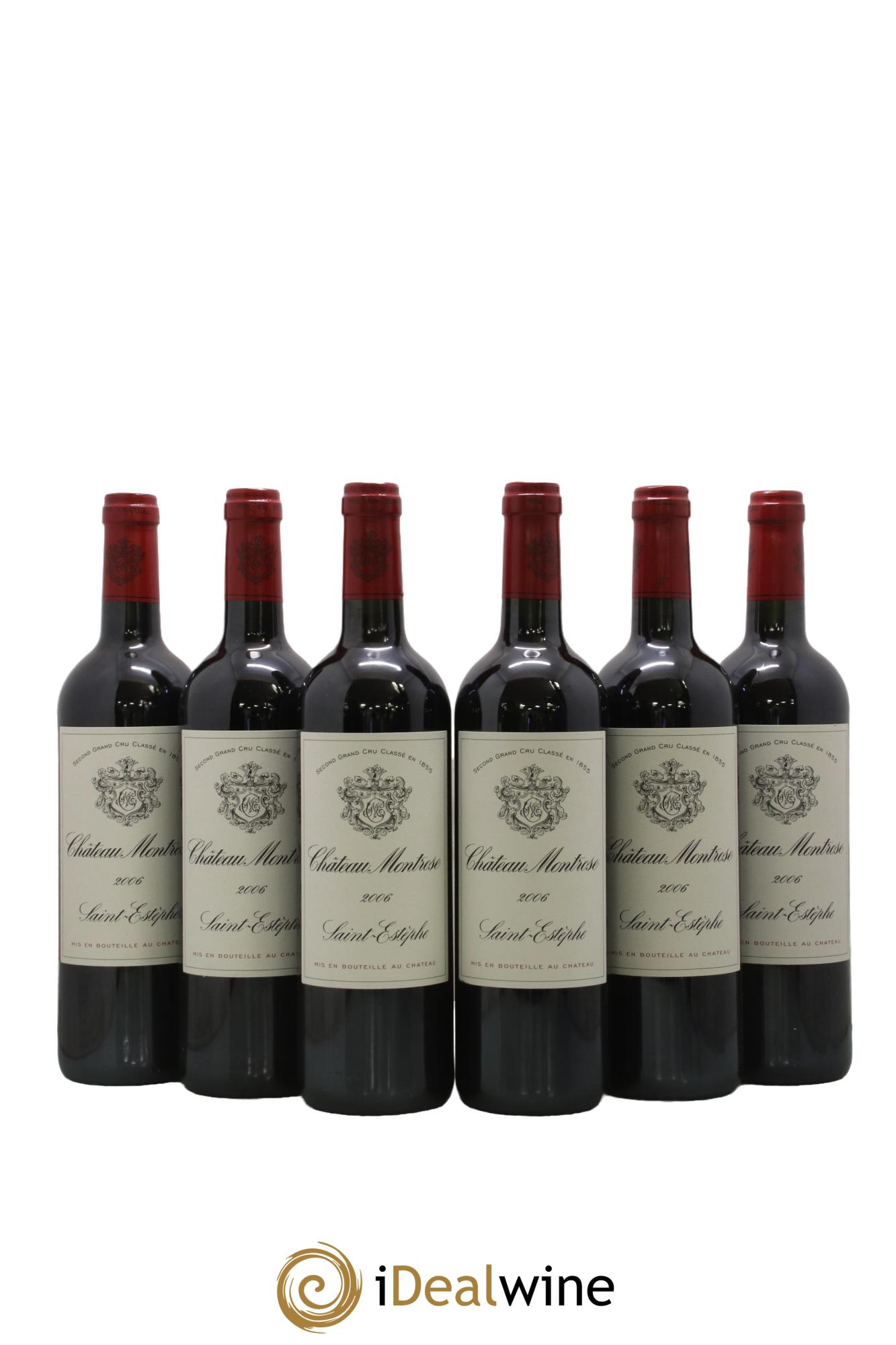 Château Montrose 2ème Grand Cru Classé 2006 - Lot de 6 bouteilles - 0