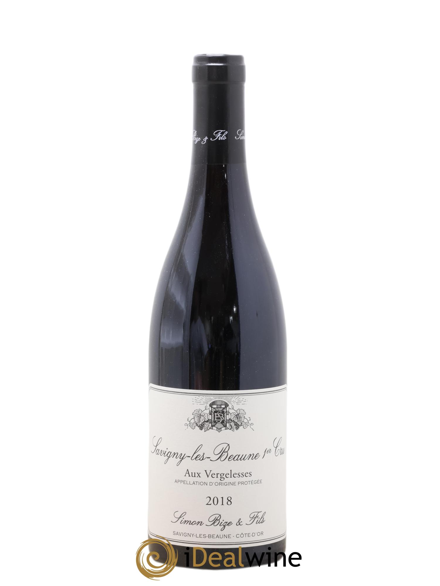 Savigny-lès-Beaune 1er Cru Aux Vergelesses Simon Bize & Fils 2018 - Lot de 1 bouteille - 0