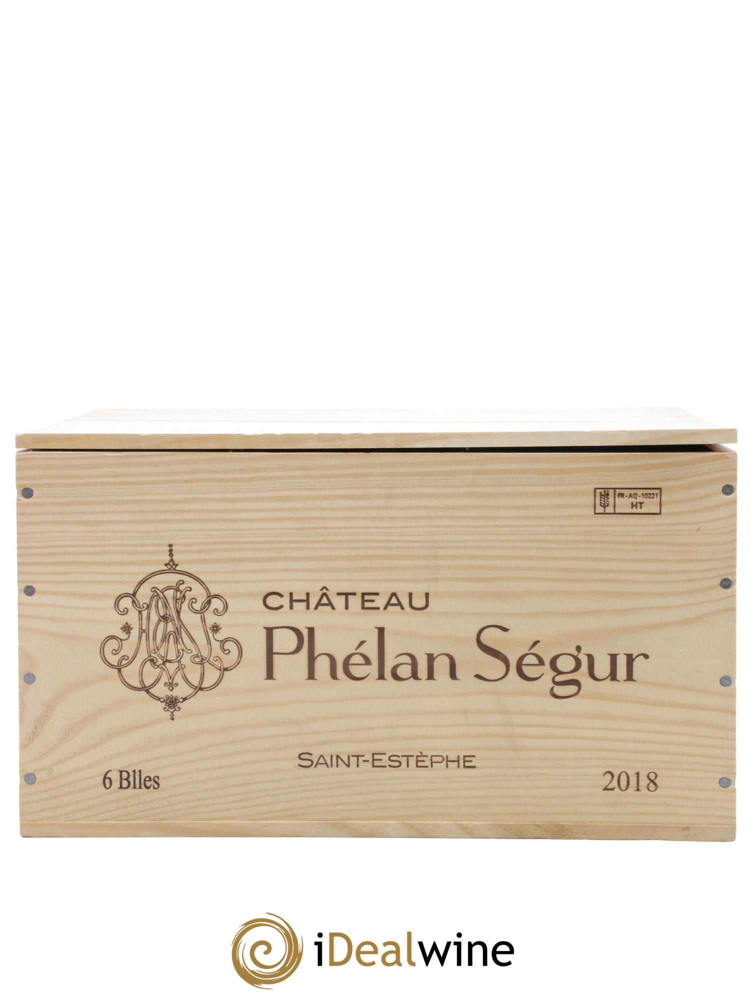Château Phélan Ségur 2018 - Lot of 6 bottles - 1