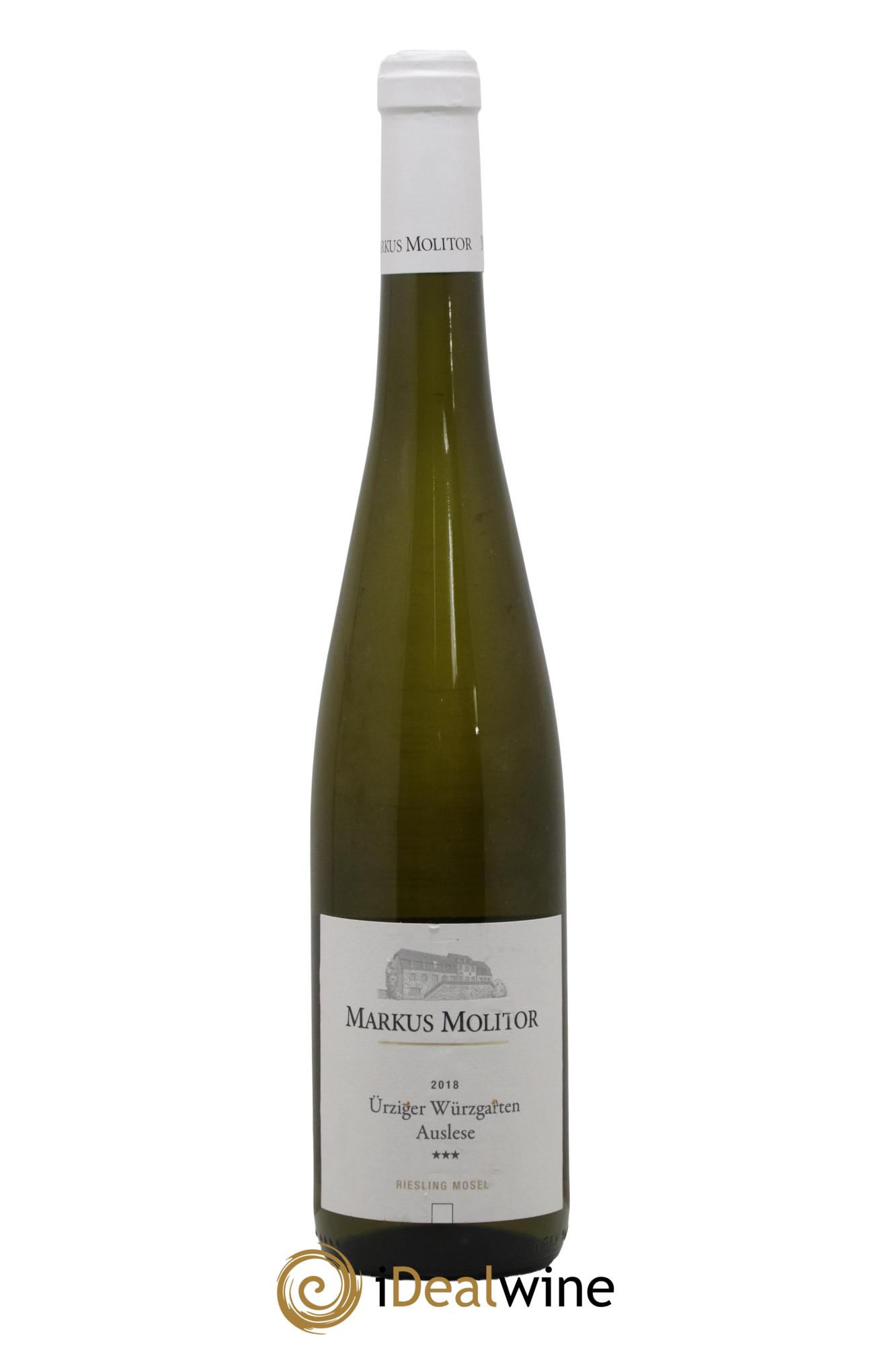 Allemagne Ürziger Würzgarten Riesling Auslese Markus Molitor 2018 - Lot de 1 bouteille - 0