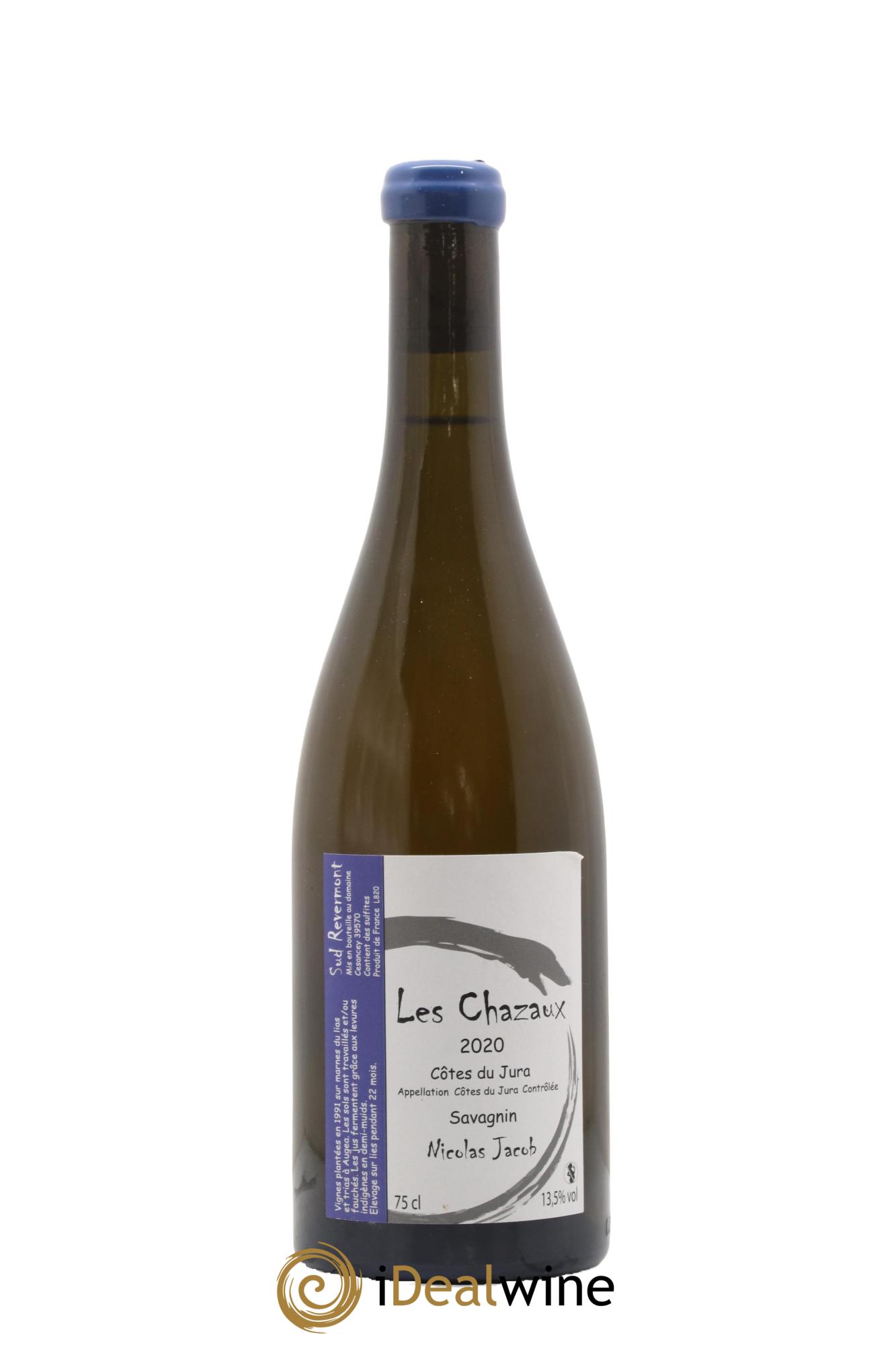 Côtes du Jura Savagnin Les Chazaux Nicolas Jacob 2020 - Lot de 1 bouteille - 0