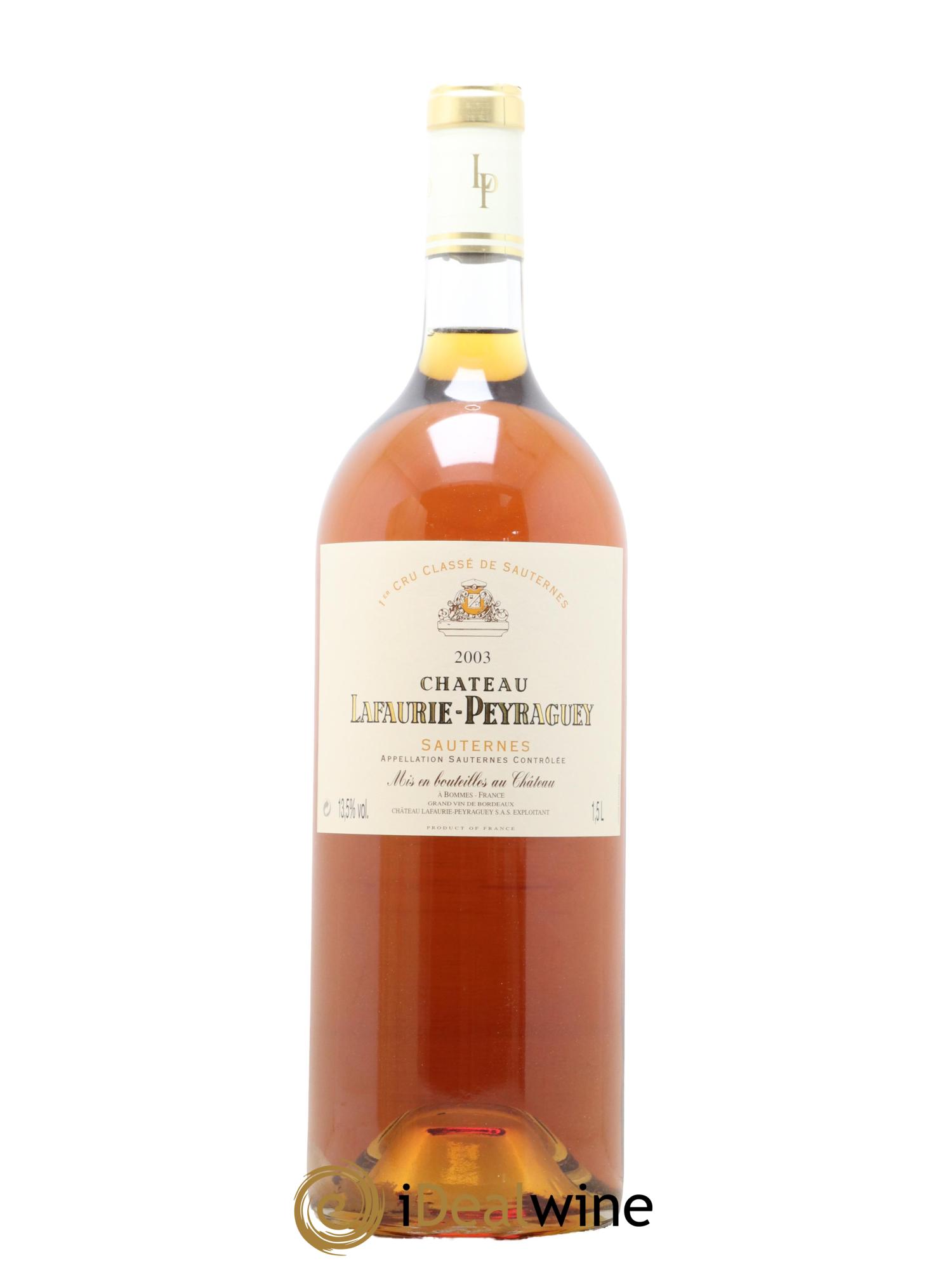 Château Lafaurie-Peyraguey 1er Grand Cru Classé 2003 - Lotto di 1 magnum - 1