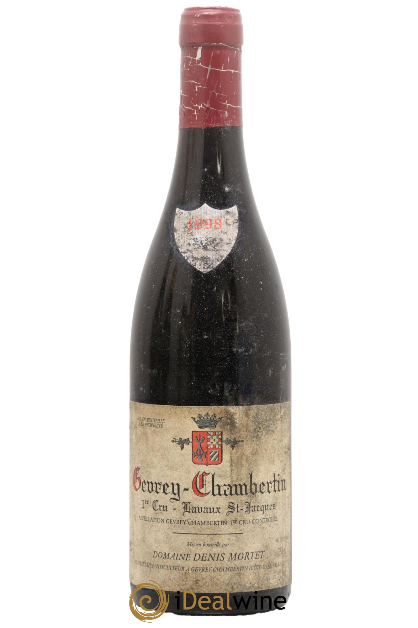 Gevrey-Chambertin 1er Cru Lavaux Saint Jacques Denis Mortet (Domaine) 1998 - Posten von 1 Flasche - 0