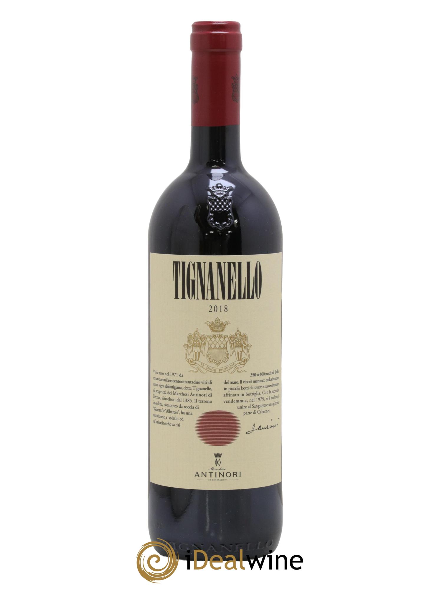 Toscana IGT Tignanello Tenuta Tignanello - Marchesi Antinori 2018 - Lotto di 1 bottiglia - 0