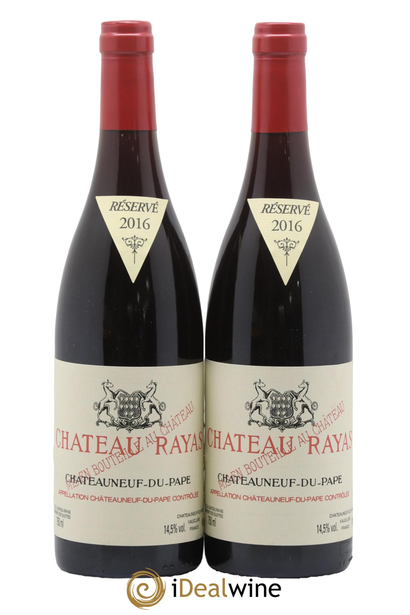 Châteauneuf-du-Pape Château Rayas Emmanuel Reynaud 2016 - Lot de 2 bouteilles - 0