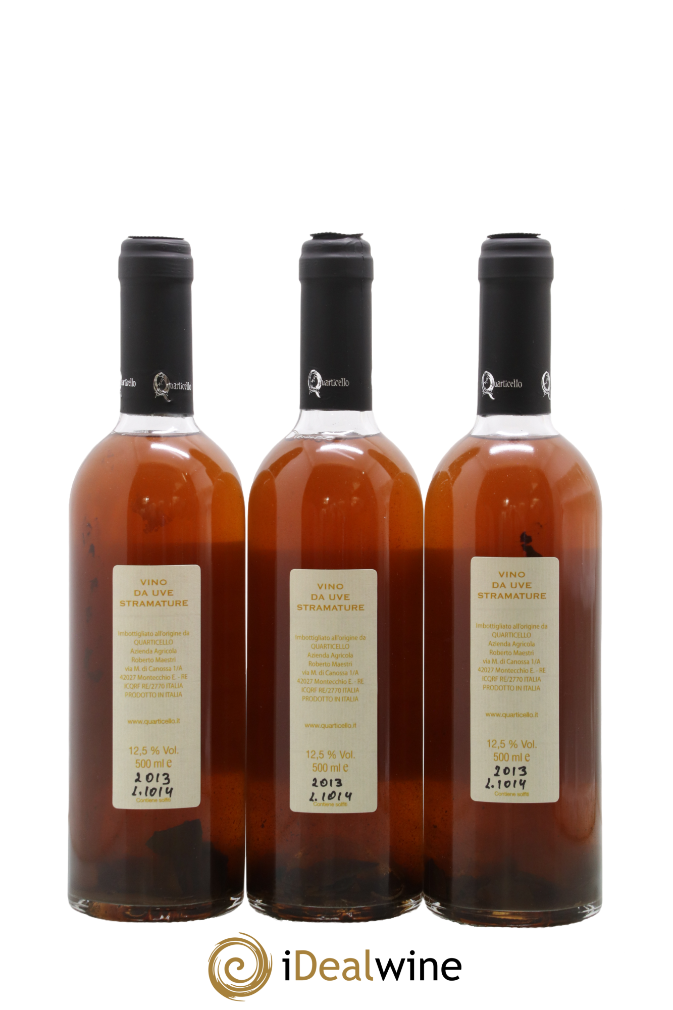 Italie IGT Vino da Uve Stramature Stradora Quarticello Azienda Agricola Roberto Maestri 2013 - Lot of 3 500ml formats - 1