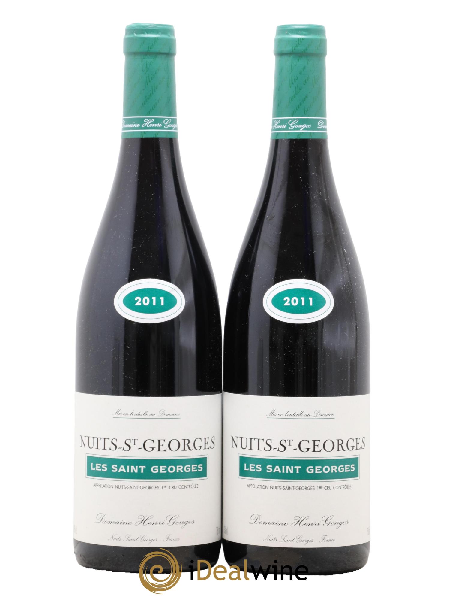 Nuits-Saint-Georges 1er Cru Les Saints Georges Henri Gouges 2011 - Lotto di 2 bottiglie - 0