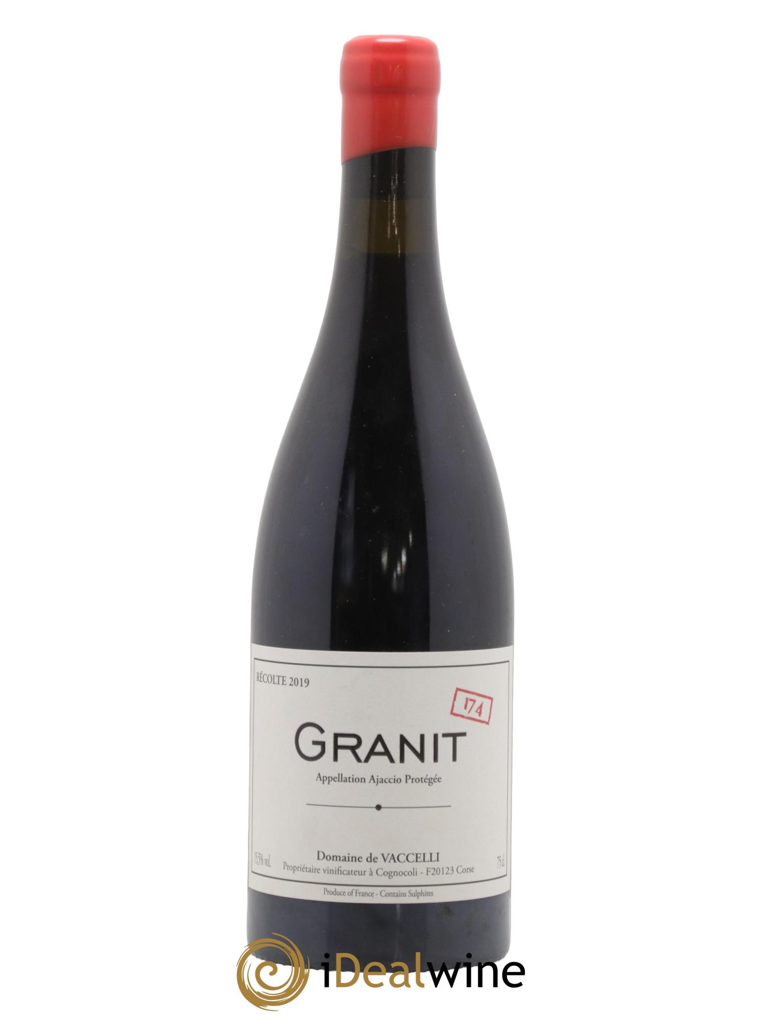 Ajaccio Granit 174 Vaccelli 2019 - Lot de 1 bouteille - 0
