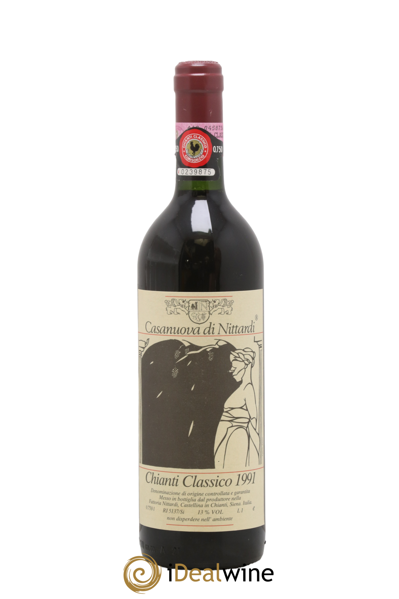 Chianti Classico DOCG Casanuova Di Nittardi 1991 - Lot de 1 bouteille - 0