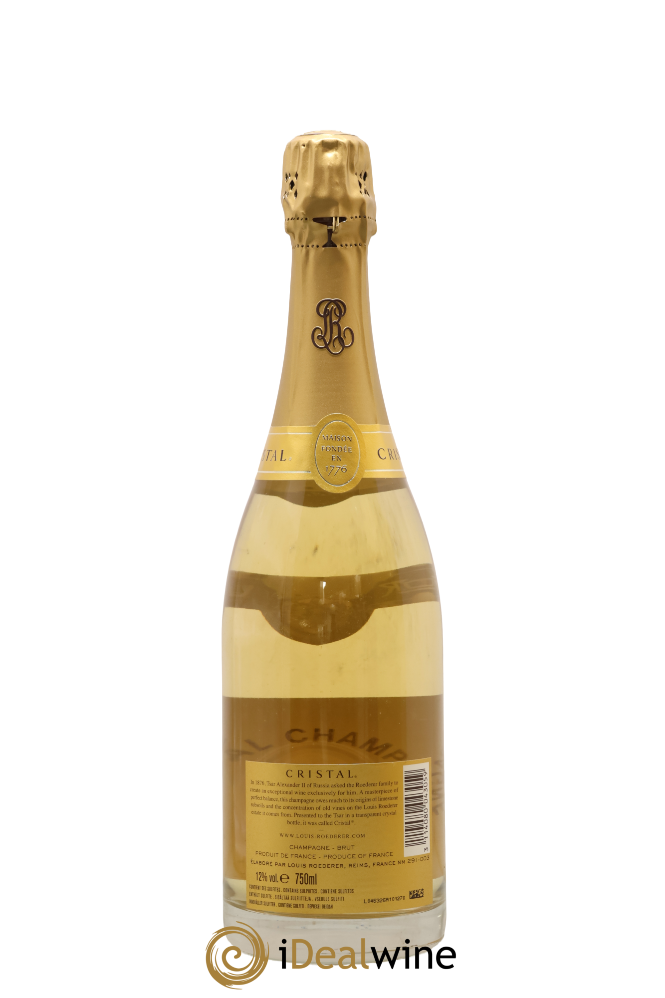 Cristal Louis Roederer 2008 - Lotto di 1 bottiglia - 2