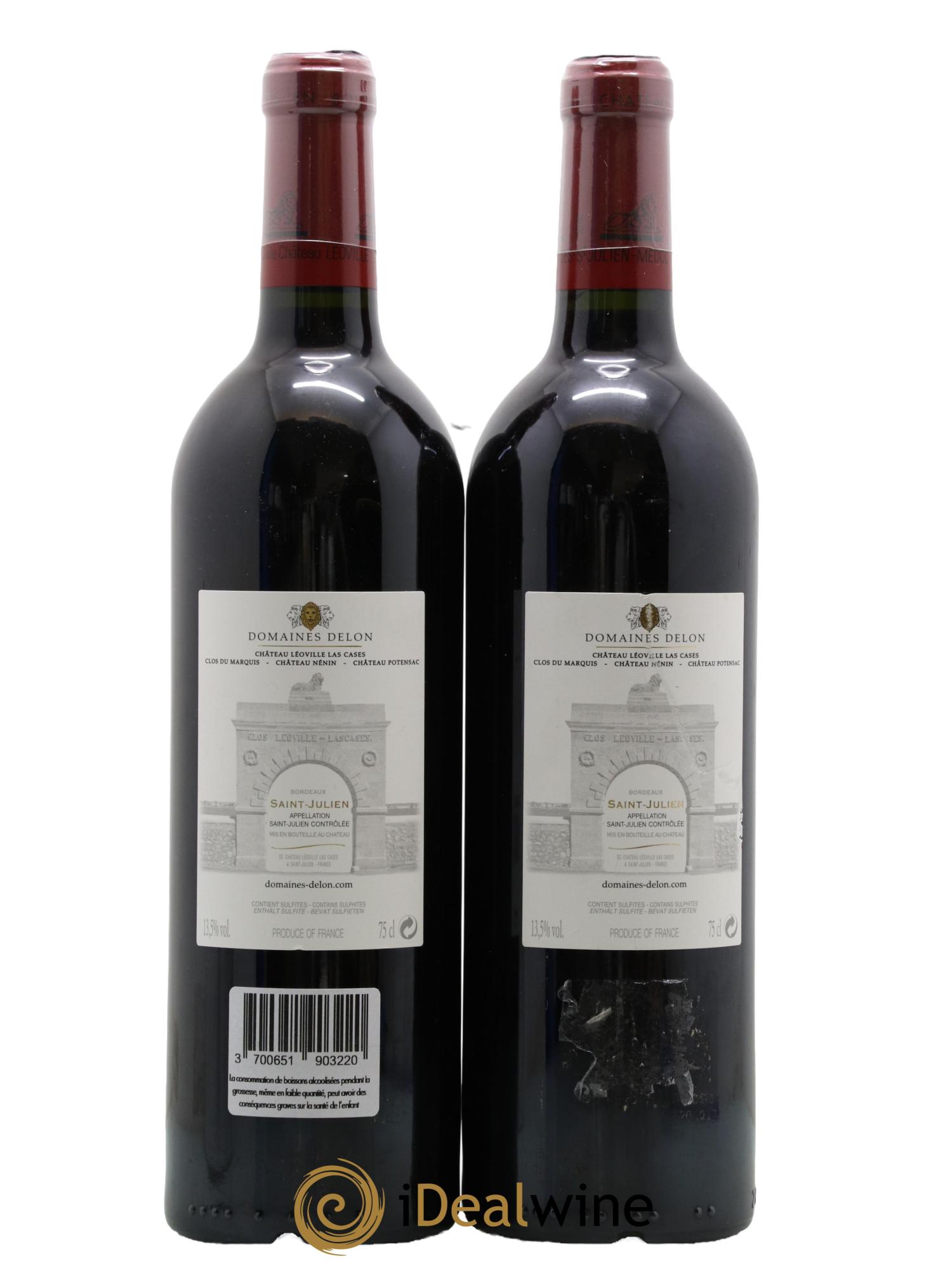 Château Léoville Las Cases 2ème Grand Cru Classé 2015 - Lot de 2 bouteilles - 1