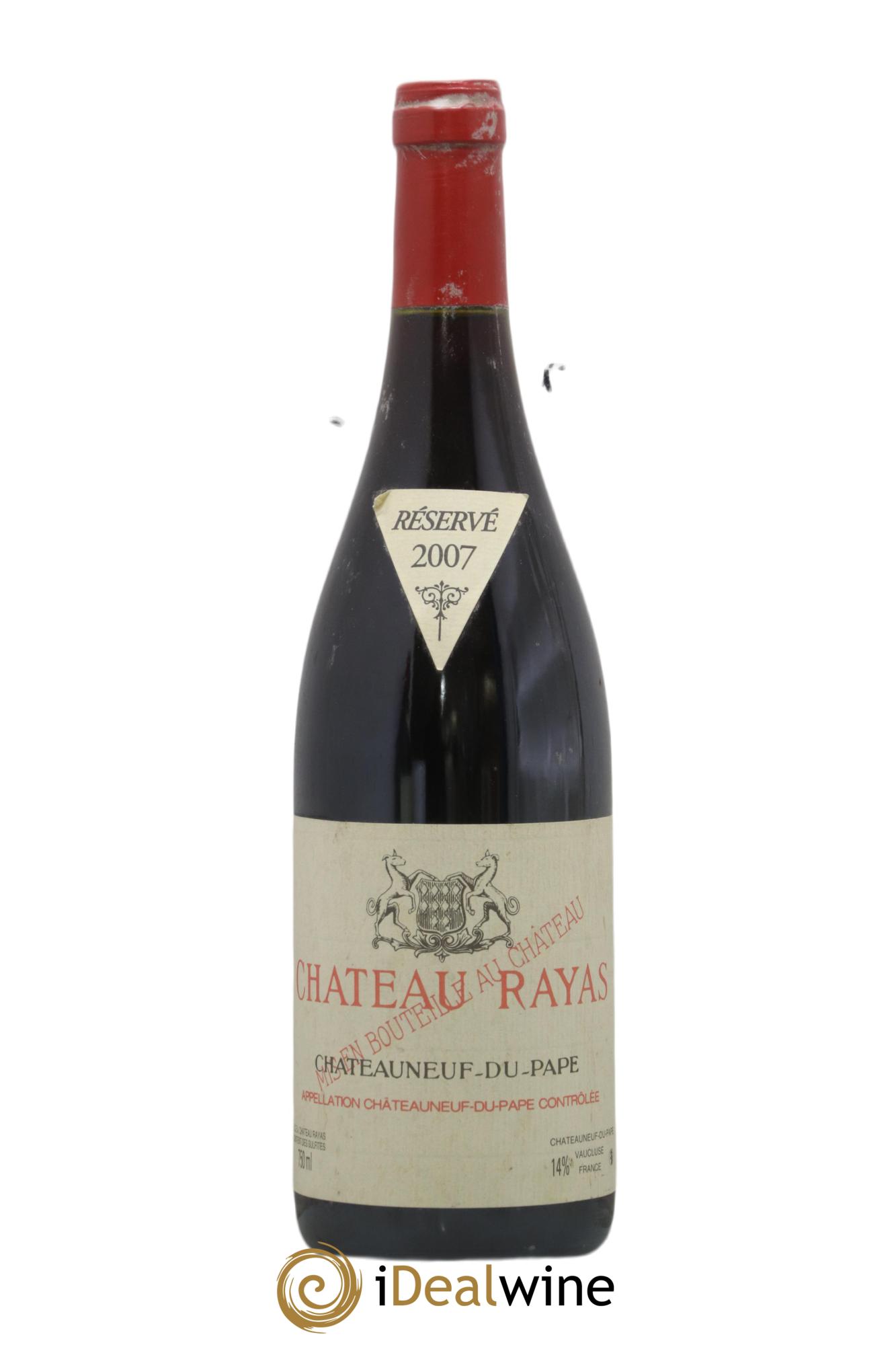 Châteauneuf-du-Pape Château Rayas Emmanuel Reynaud 2007 - Lot de 1 bouteille - 0
