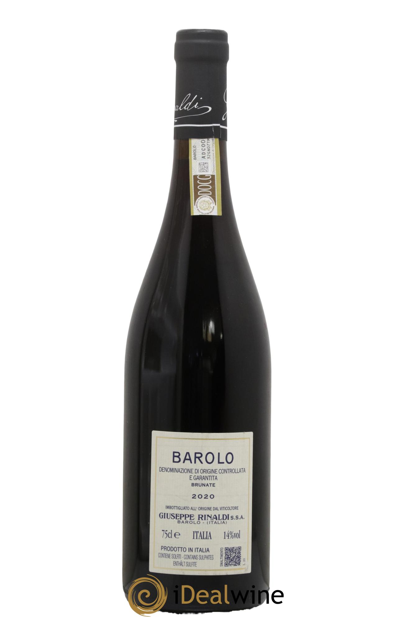 Barolo DOCG Brunate Giuseppe Rinaldi 2020 - Posten von 1 Flasche - 1