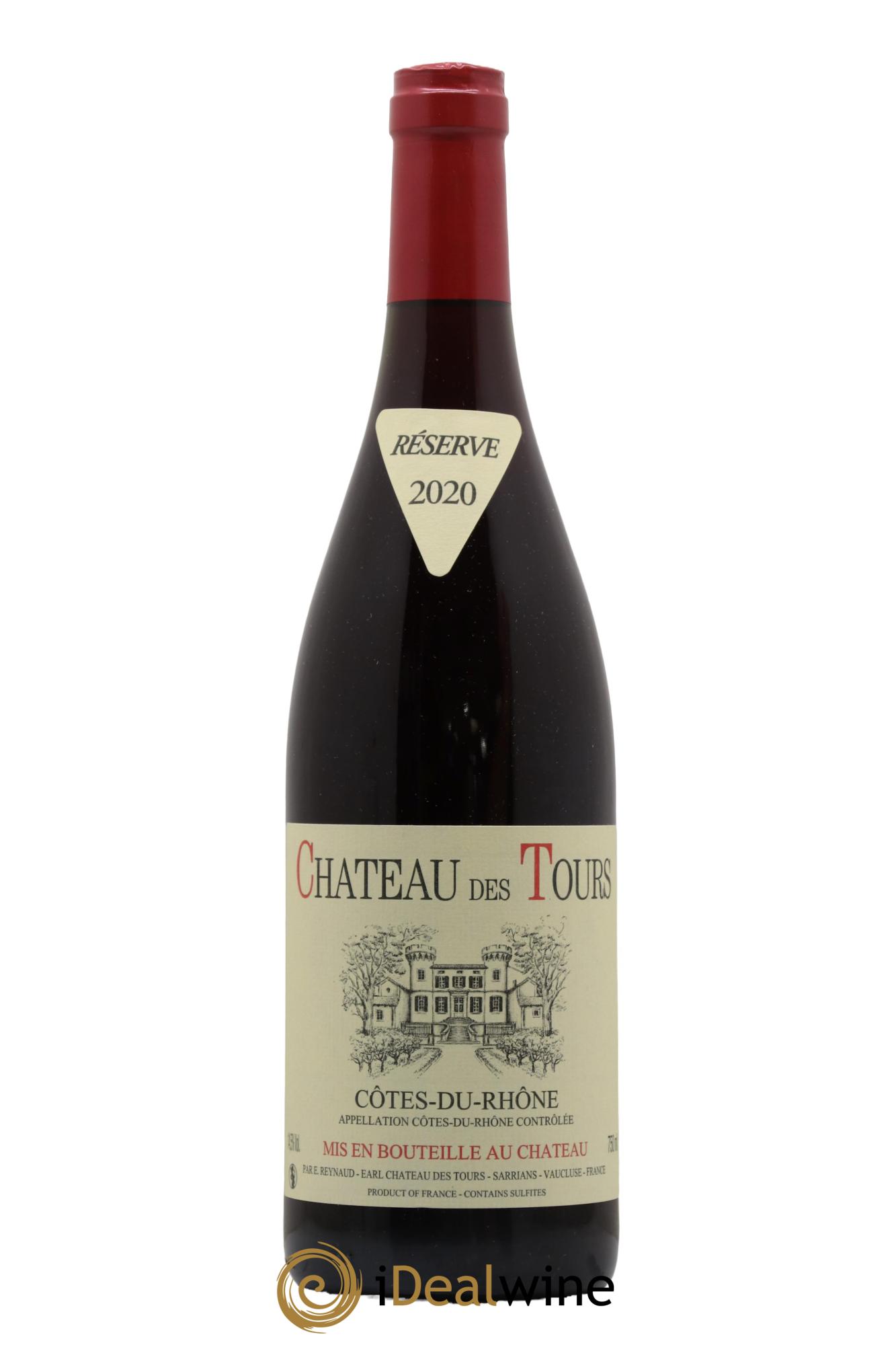 Côtes-du-Rhône Château des Tours Emmanuel Reynaud 2020 - Lot de 1 bouteille - 0