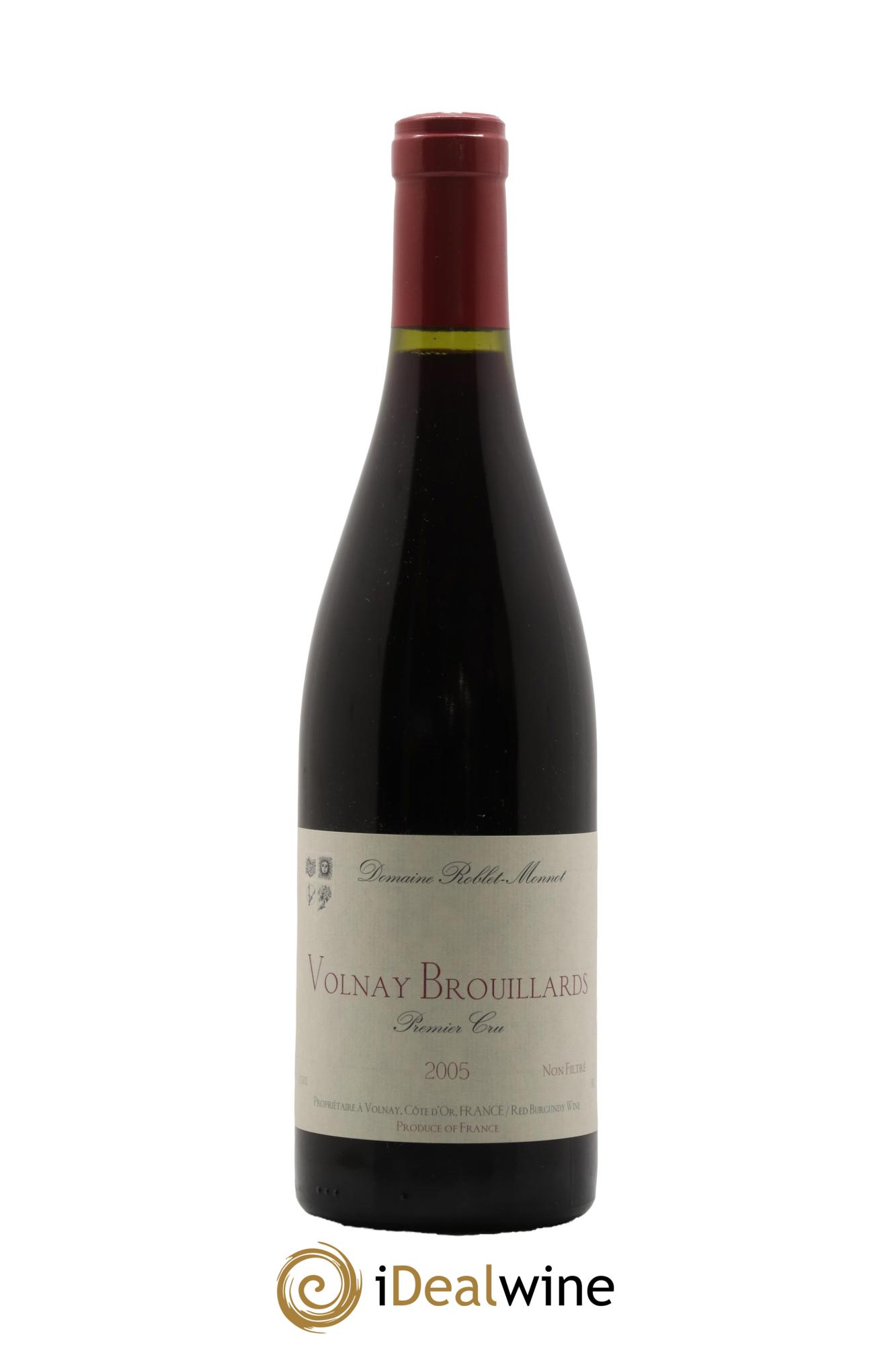 Volnay 1er Cru Brouillards Roblet-Monnot (Domaine) 2005 - Lot de 1 bouteille - 0