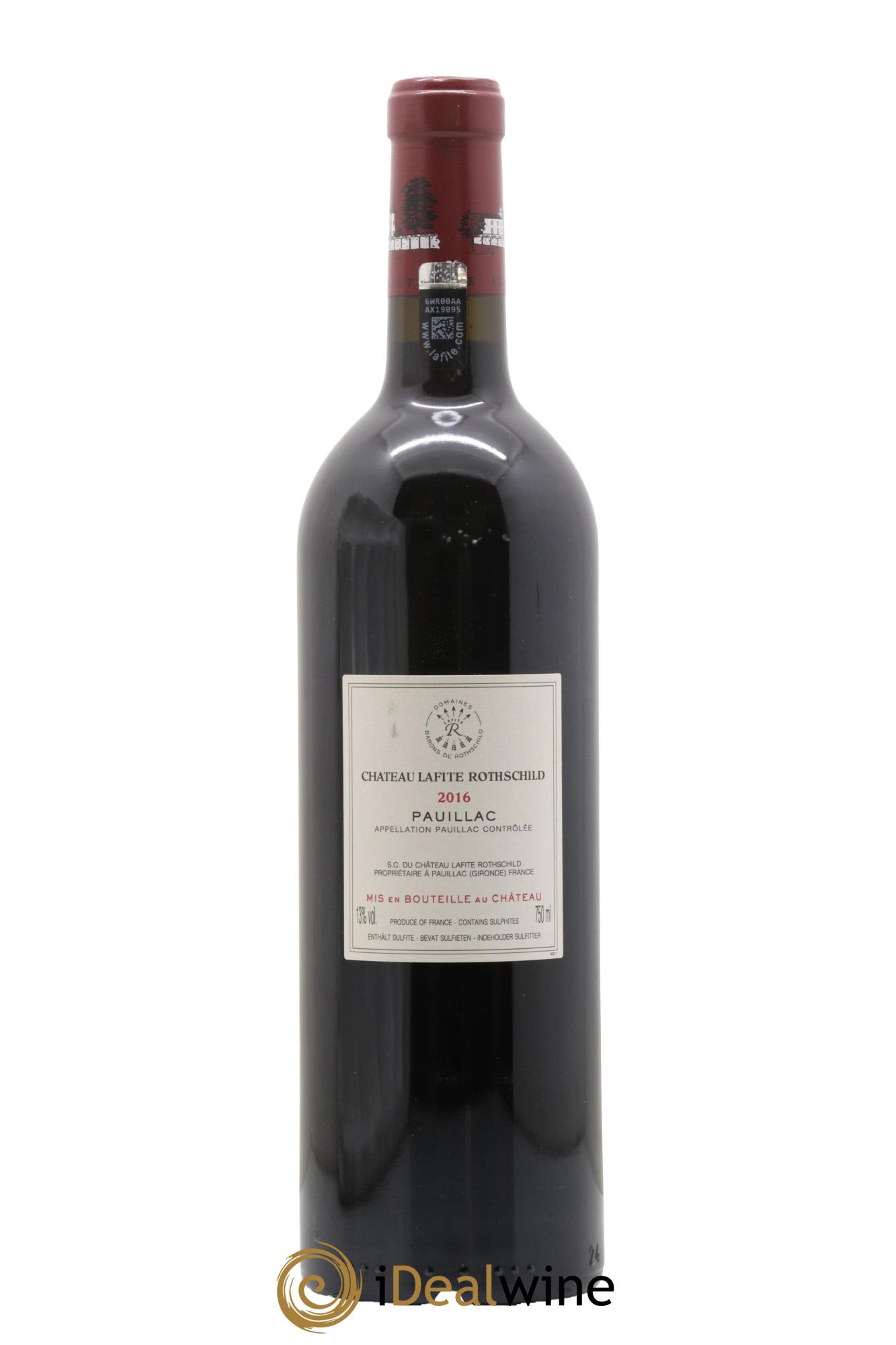 Château Lafite Rothschild 1er Grand Cru Classé 2016 - Lot de 1 bouteille - 1