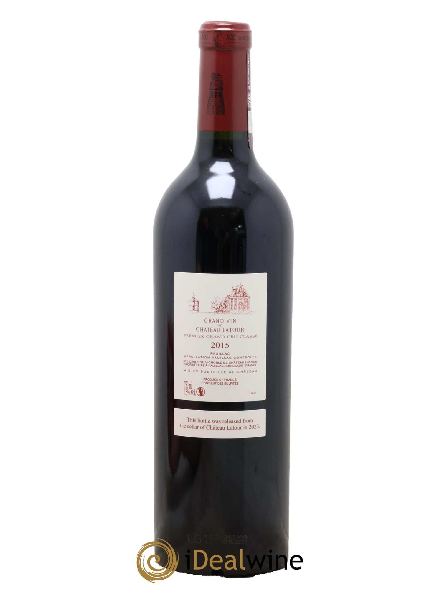 Château Latour 1er Grand Cru Classé  2015 - Lotto di 1 bottiglia - 1