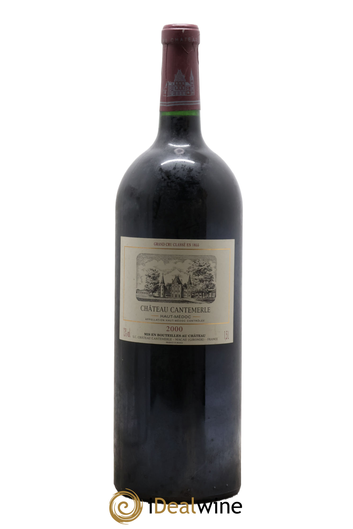 Château Cantemerle 5ème Grand Cru Classé 2000 - Lot de 1 magnum - 0
