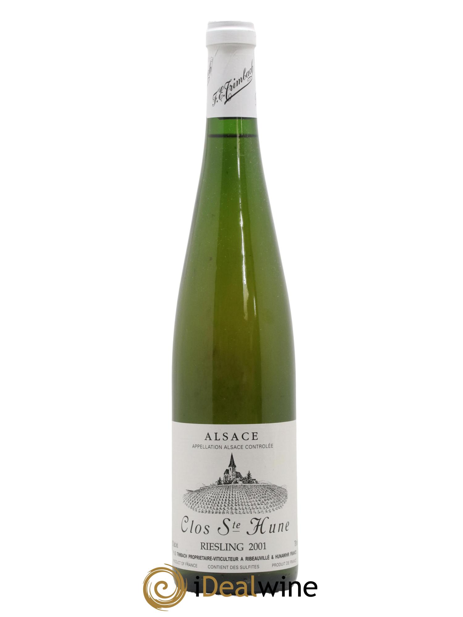 Alsace Riesling Clos Sainte-Hune Trimbach (Domaine) 2001 - Lot de 1 bouteille - 0