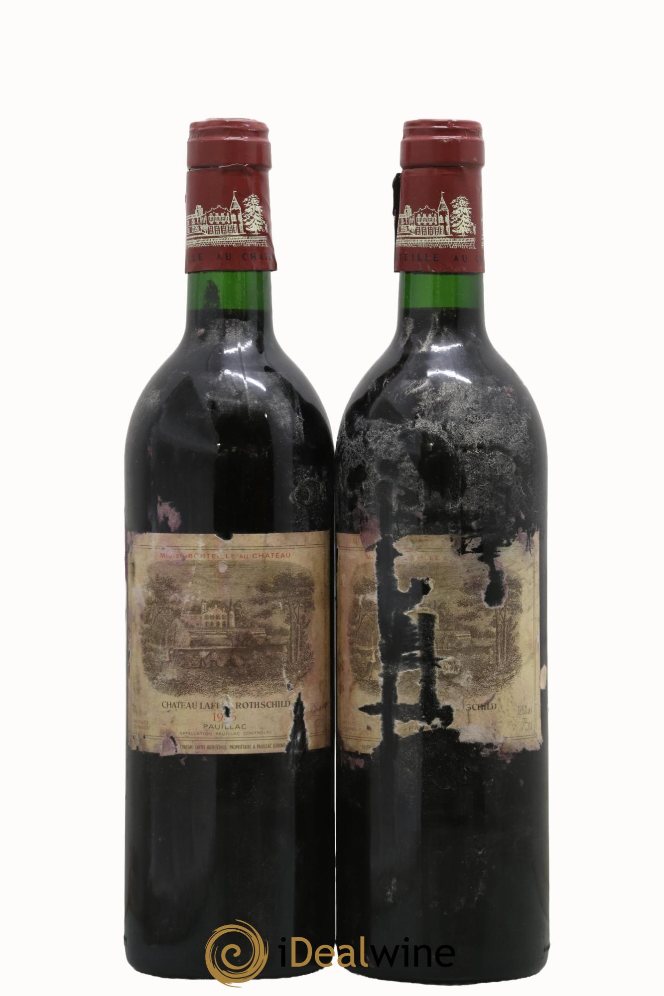 Château Lafite Rothschild 1er Grand Cru Classé 1986 - Lot de 2 bouteilles - 0