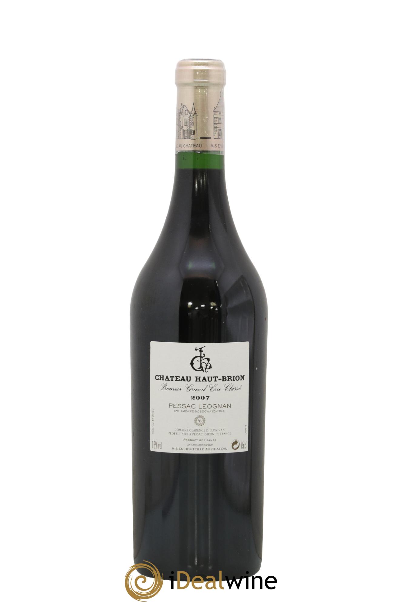 Château Haut Brion 1er Grand Cru Classé 2007 - Lotto di 1 bottiglia - 1