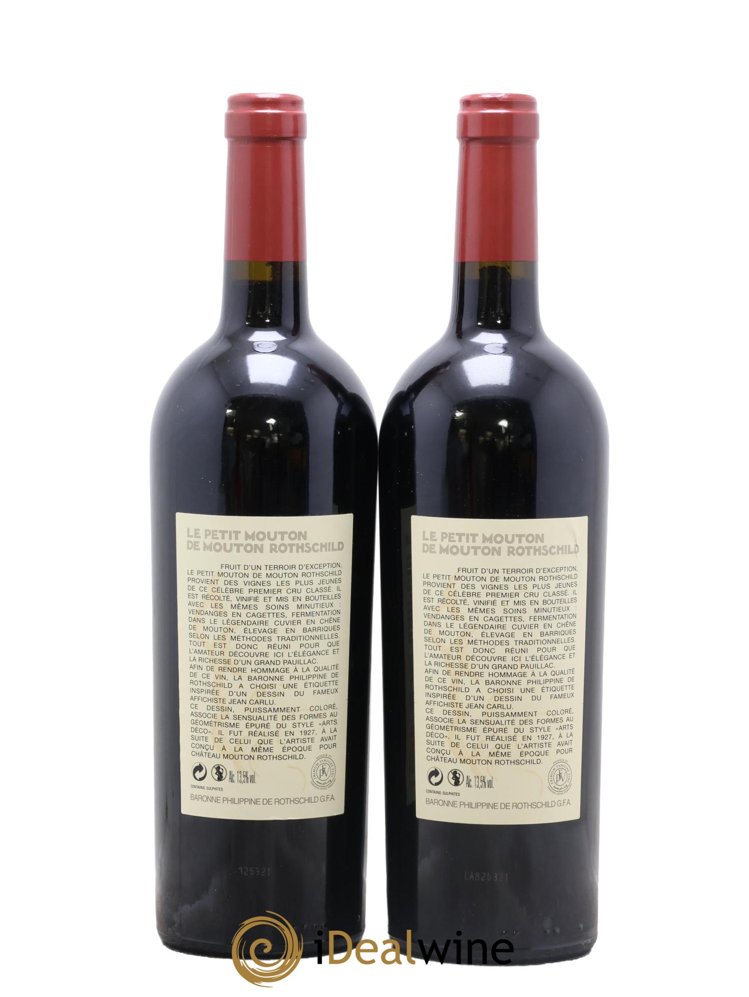 Petit Mouton Second Vin 2010 - Lot of 2 bottles - 1