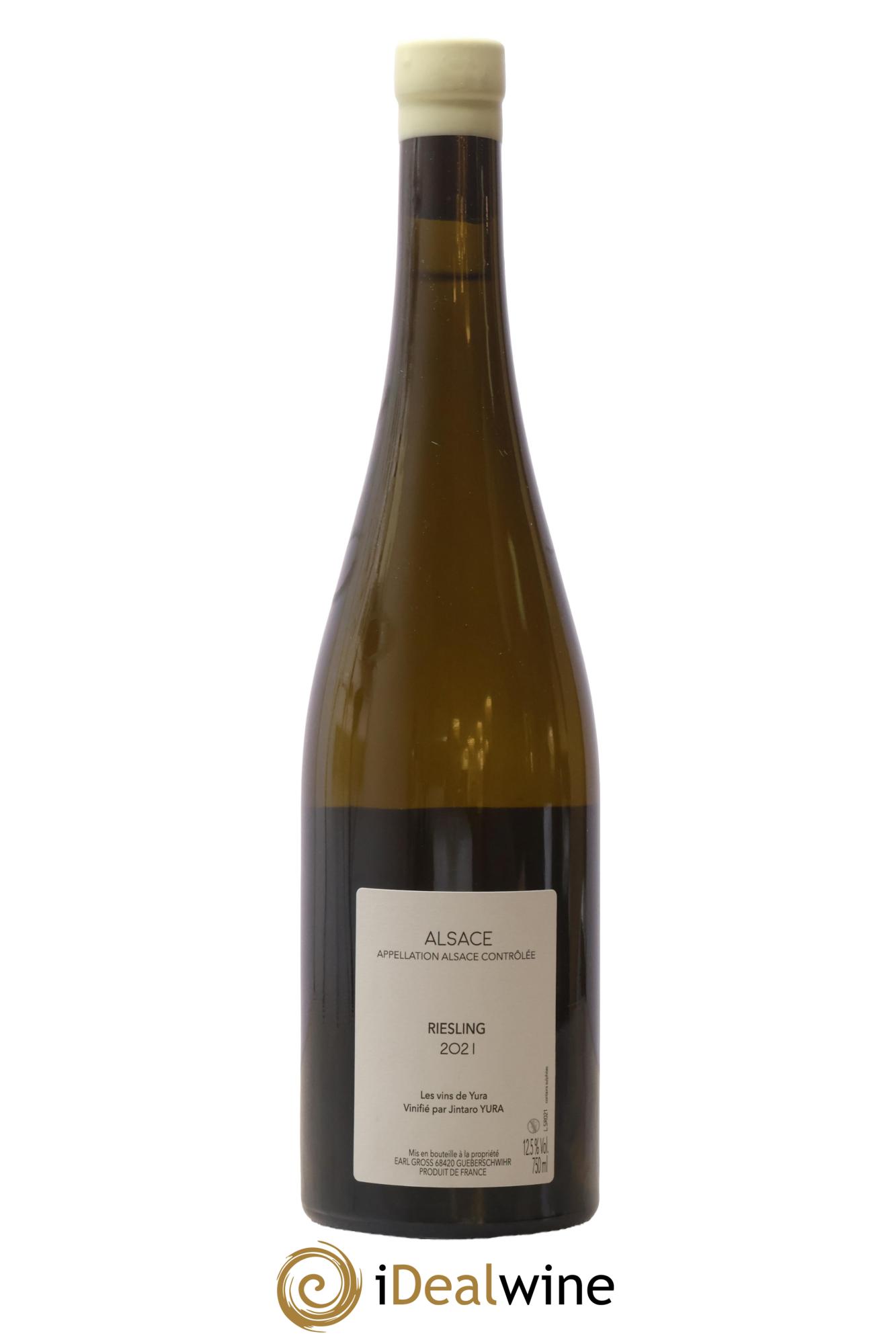 Alsace Le silence et la résonance Jintaro Yura 2021 - Lot de 1 bouteille - 1