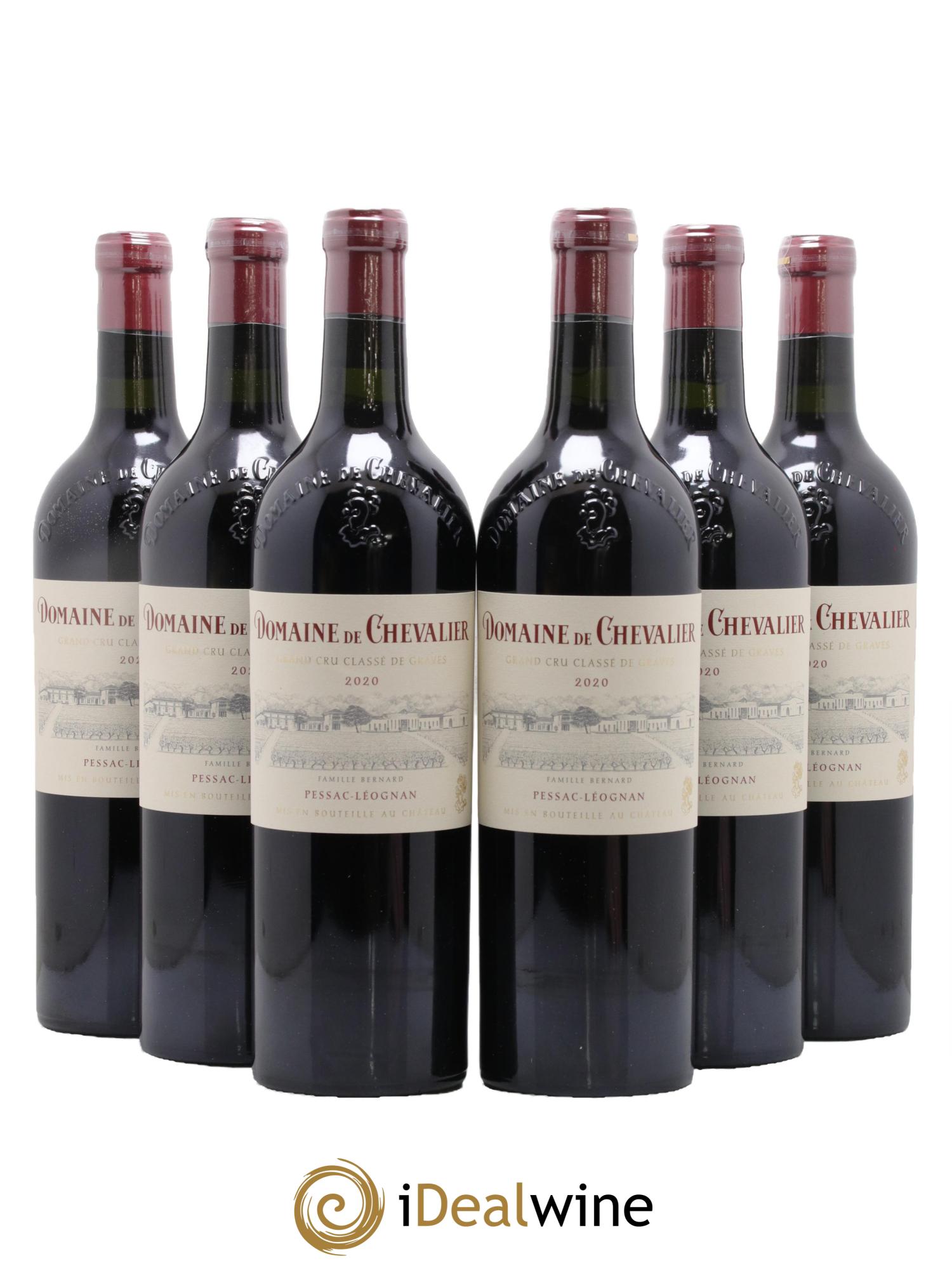 Domaine de Chevalier Cru Classé de Graves 2020 - Lot de 6 bouteilles - 0