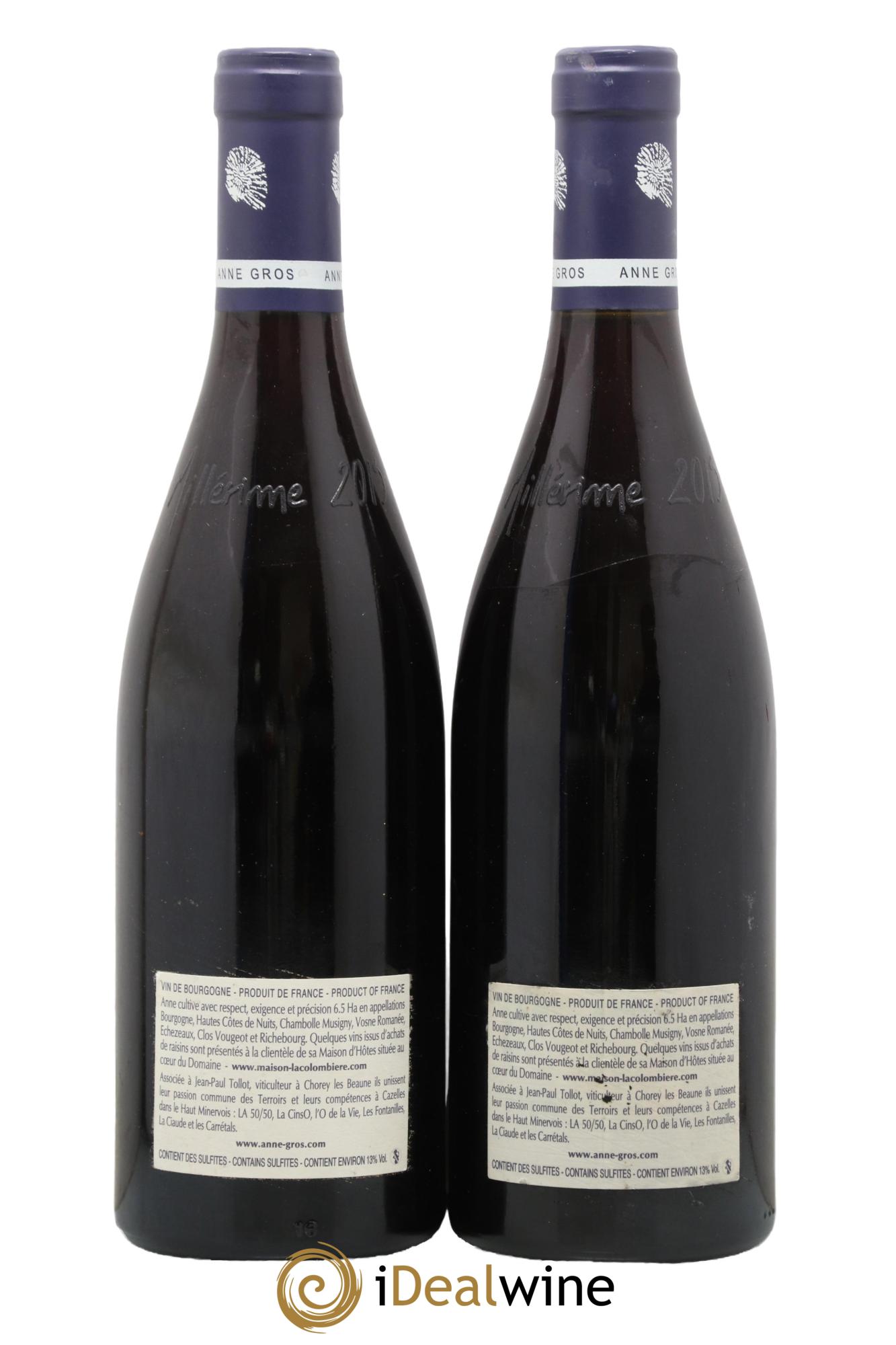 Chambolle-Musigny La Combe d'Orveau Anne Gros 2015 - Lot de 2 bouteilles - 1