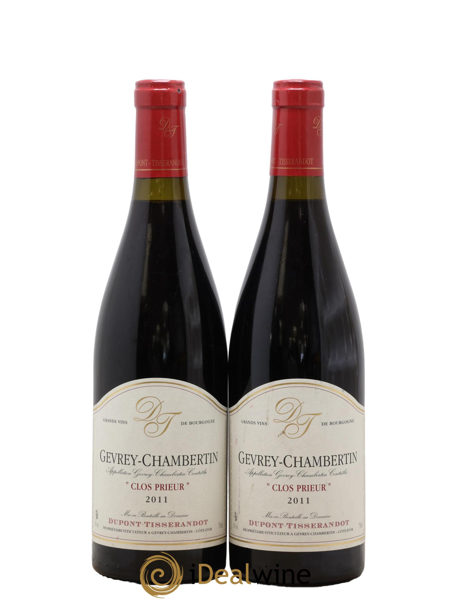 Gevrey-Chambertin Clos Prieur Dupont-Tisserandot 2011 - Lotto di 2 bottiglie - 0