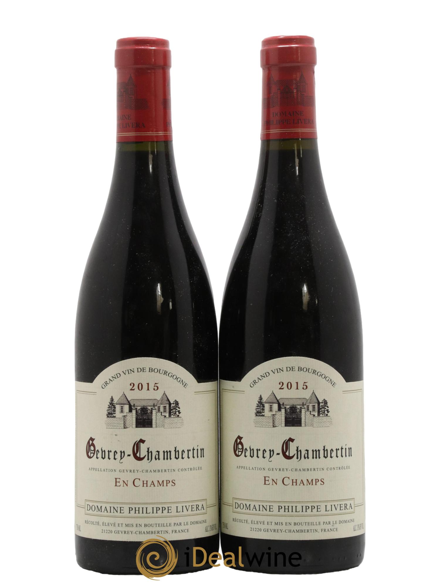 Gevrey-Chambertin En Champs Tilleuls (Domaine des) - Philippe Livera 2015 - Lot de 2 bouteilles - 0