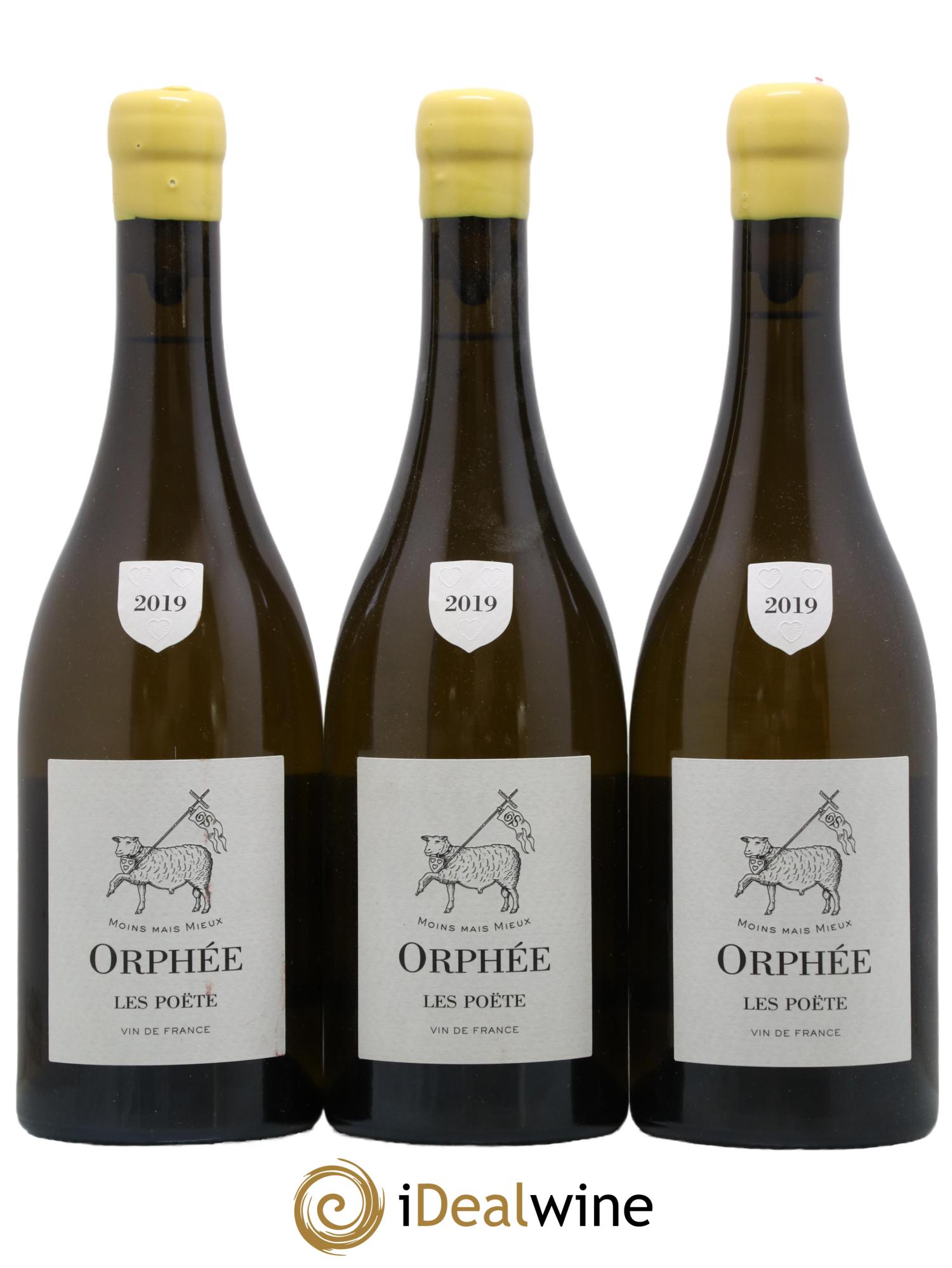 Vin de France (anciennement Reuilly) Orphée Les Poëte 2019 - Lot de 3 bouteilles - 0