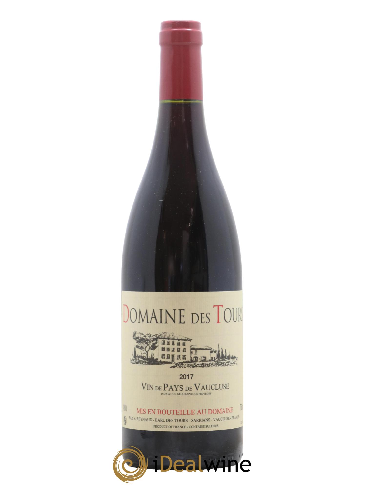 Vaucluse (Vin de Pays de Vaucluse) Domaine des Tours Emmanuel Reynaud 2017 - Lot de 1 bouteille - 0
