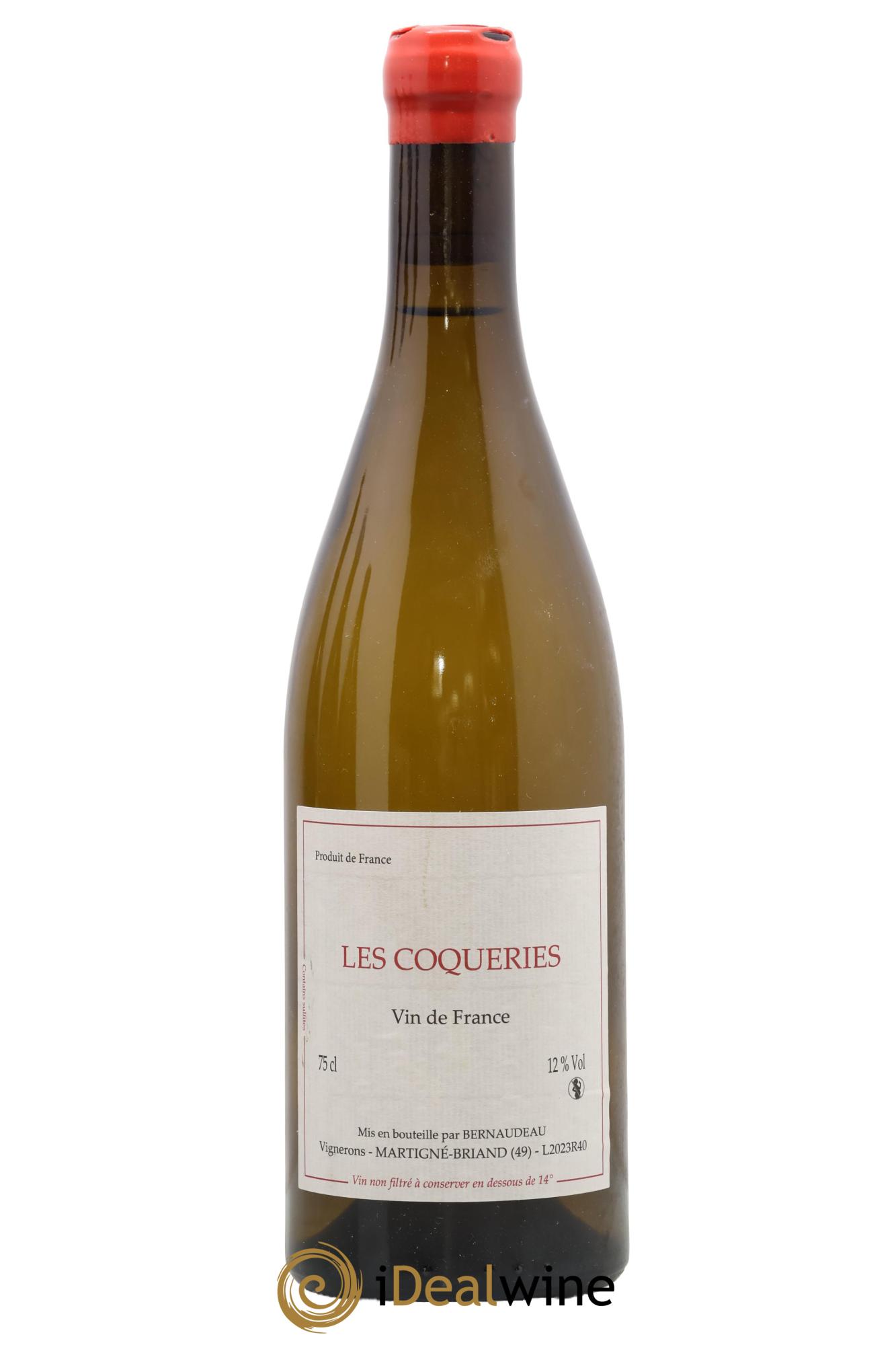 Vin de France Les Coqueries Stéphane Bernaudeau (Domaine) 2023 - Lot of 1 bottle - 0