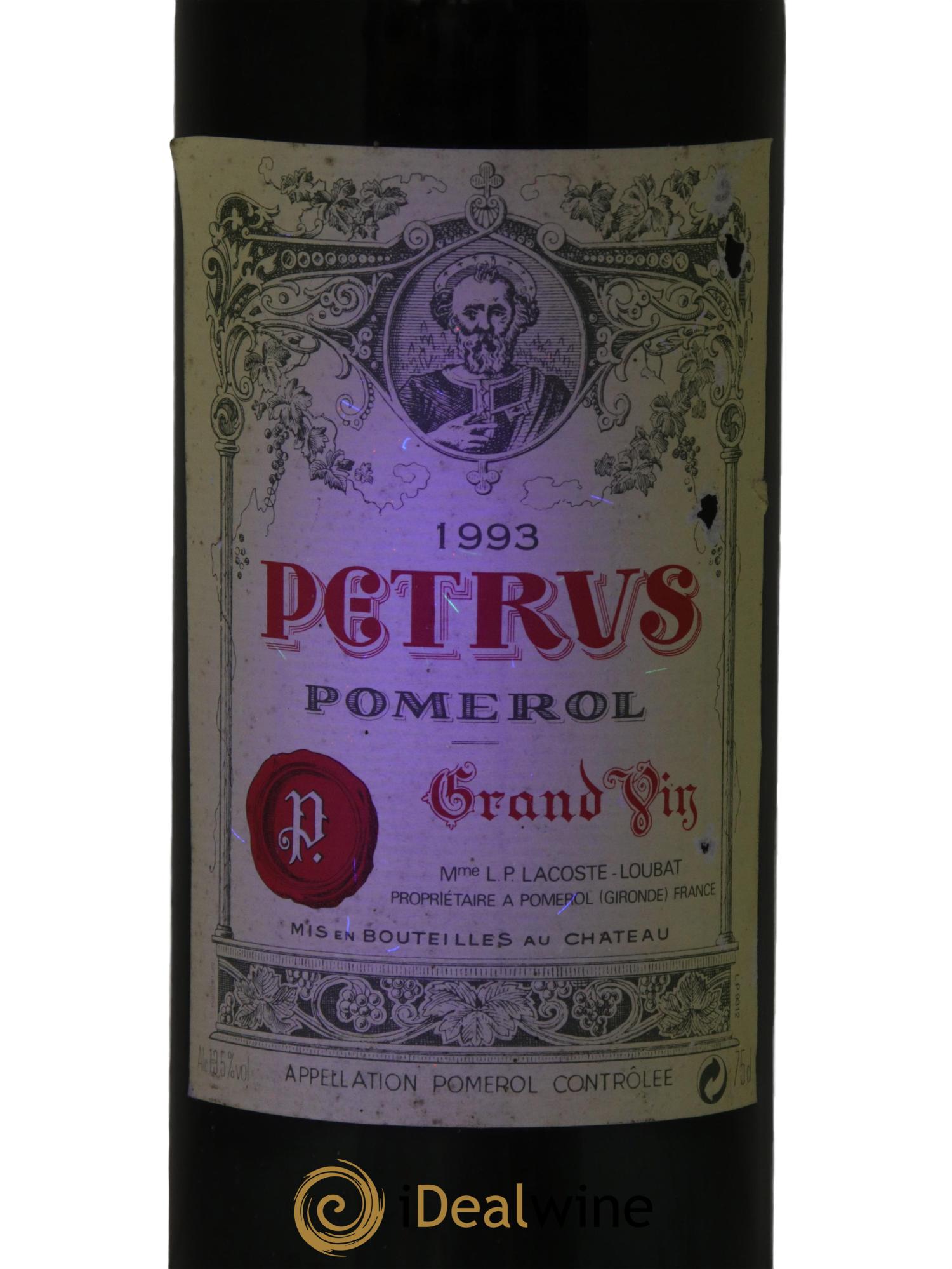Petrus 1993 - Lot of 1 bottle - 1