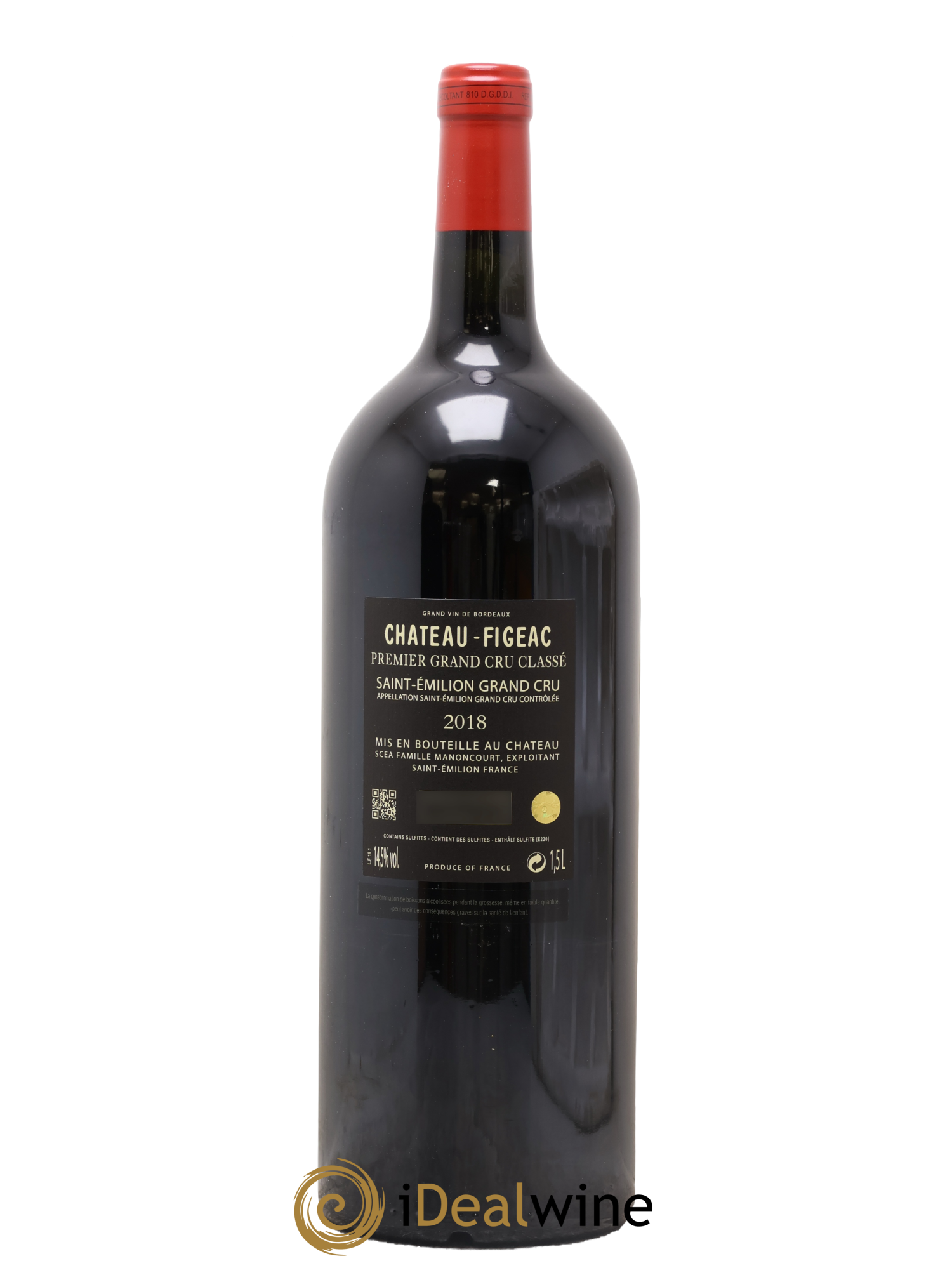 Château Figeac 1er Grand Cru Classé A 2018 - Lotto di 1 magnum - 2